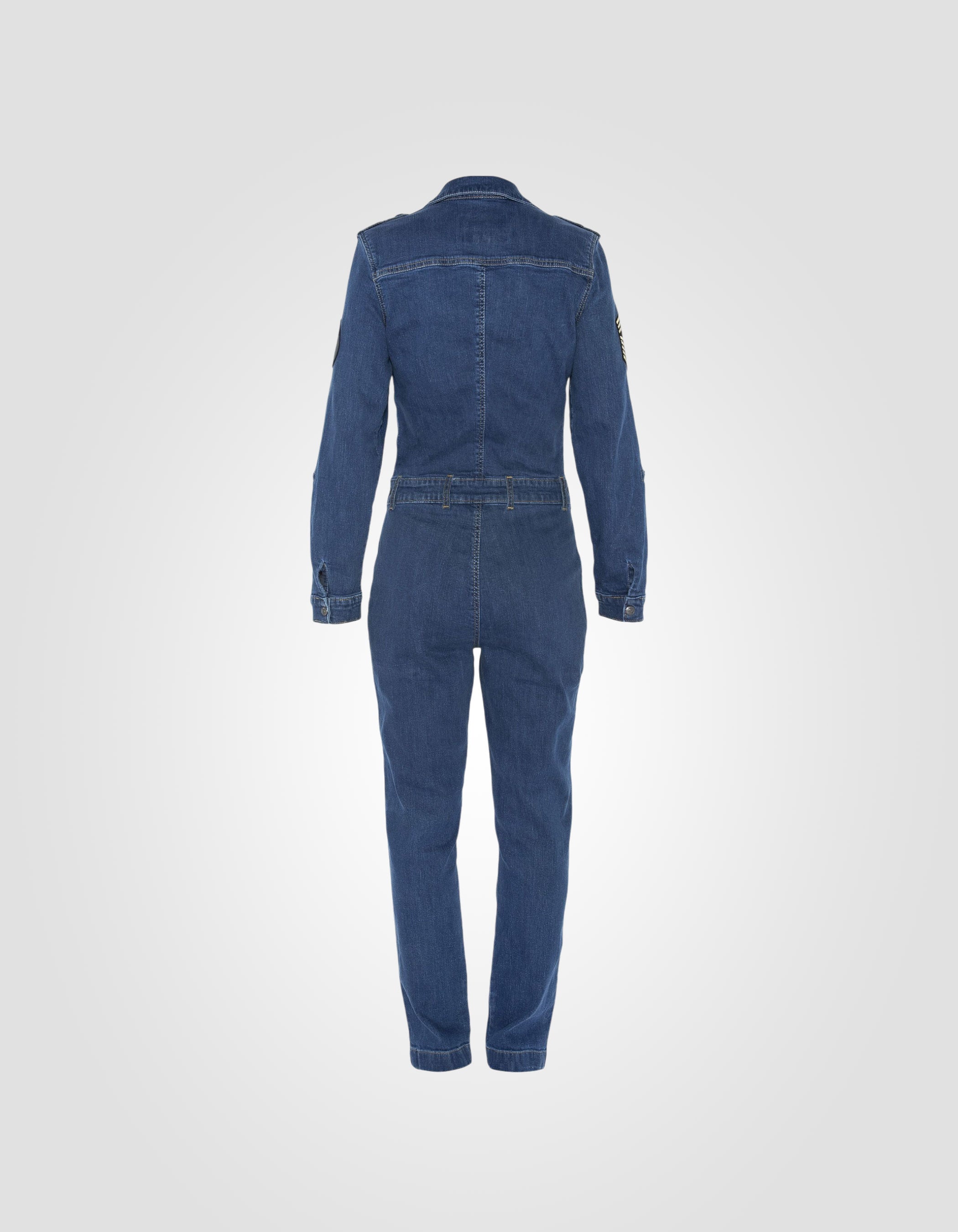 Soft and comfortable slim-fit patched jumpsuit-10