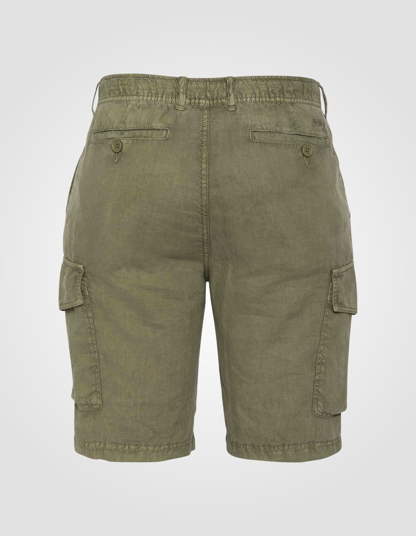 Linen cargo shorts