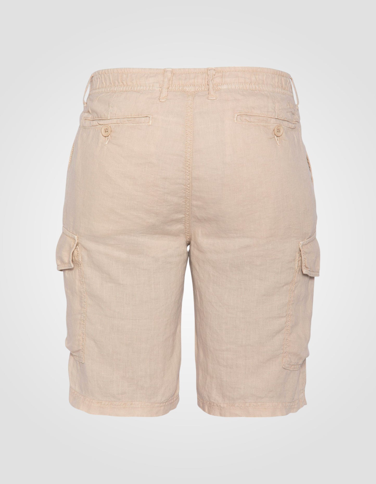 Linen cargo shorts