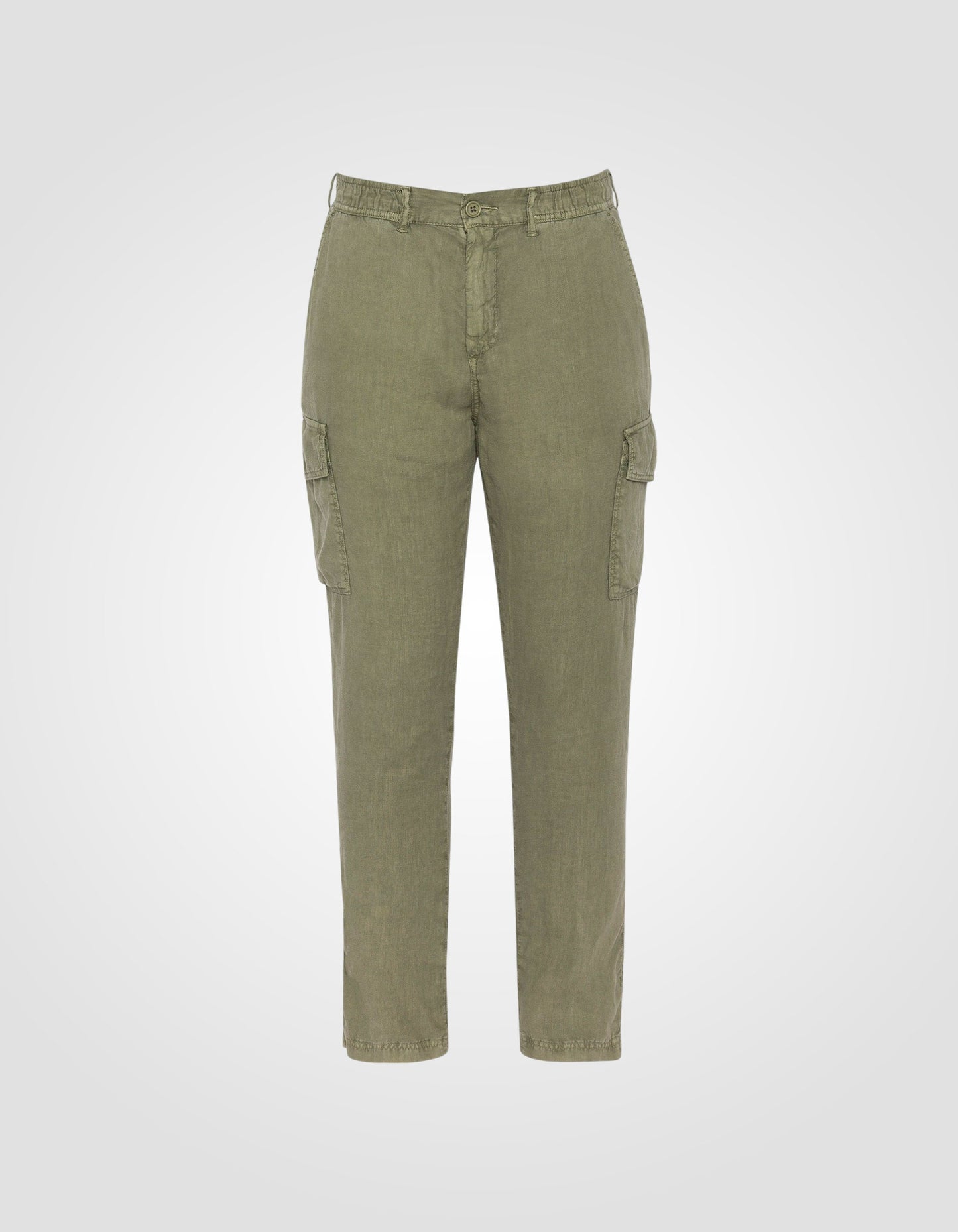 Linen cargo pants