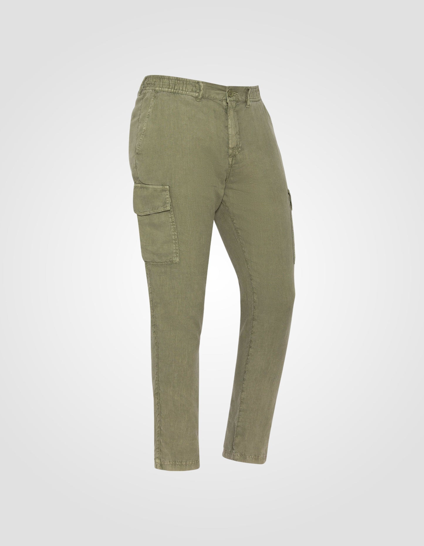 Linen cargo pants