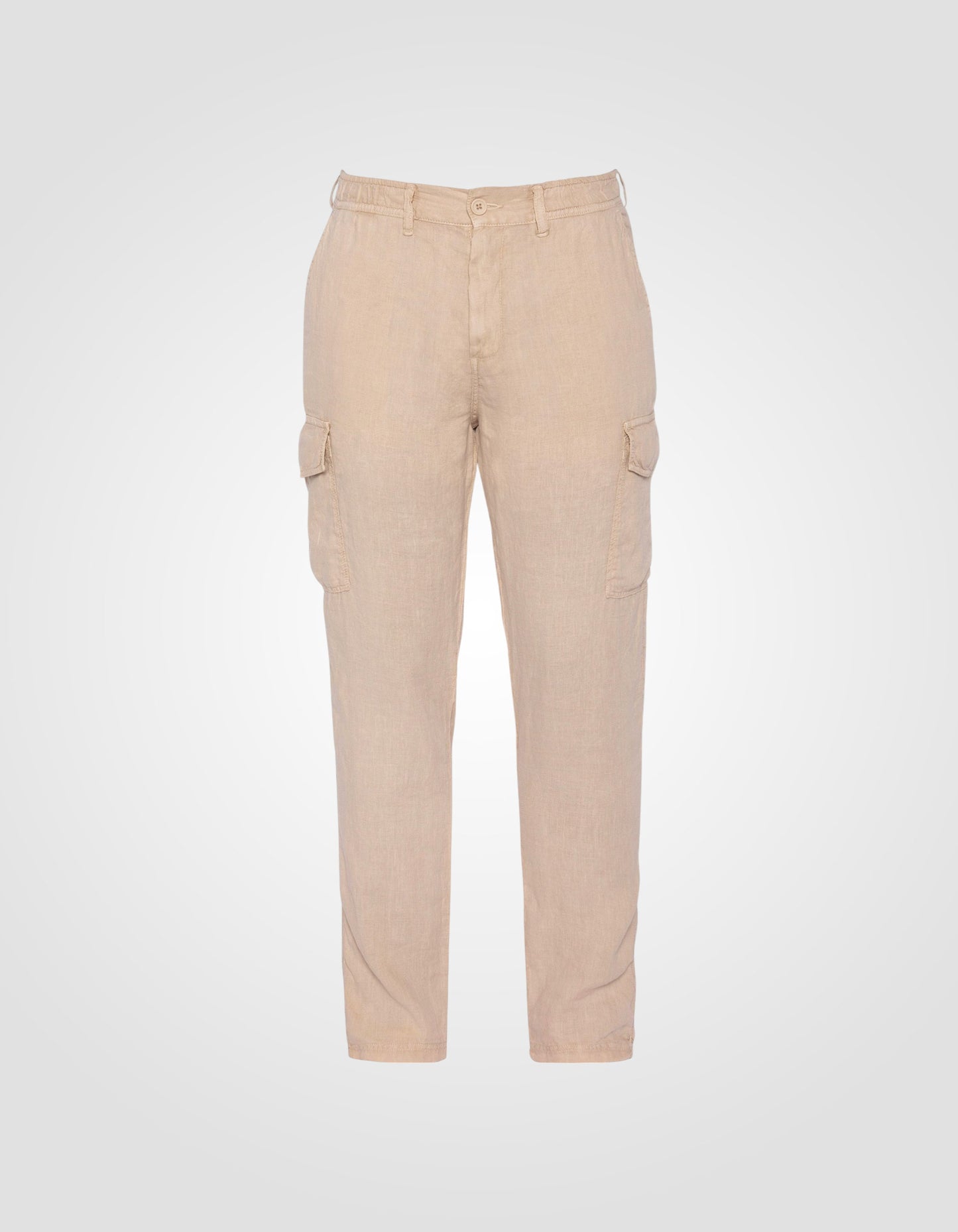 Linen cargo pants