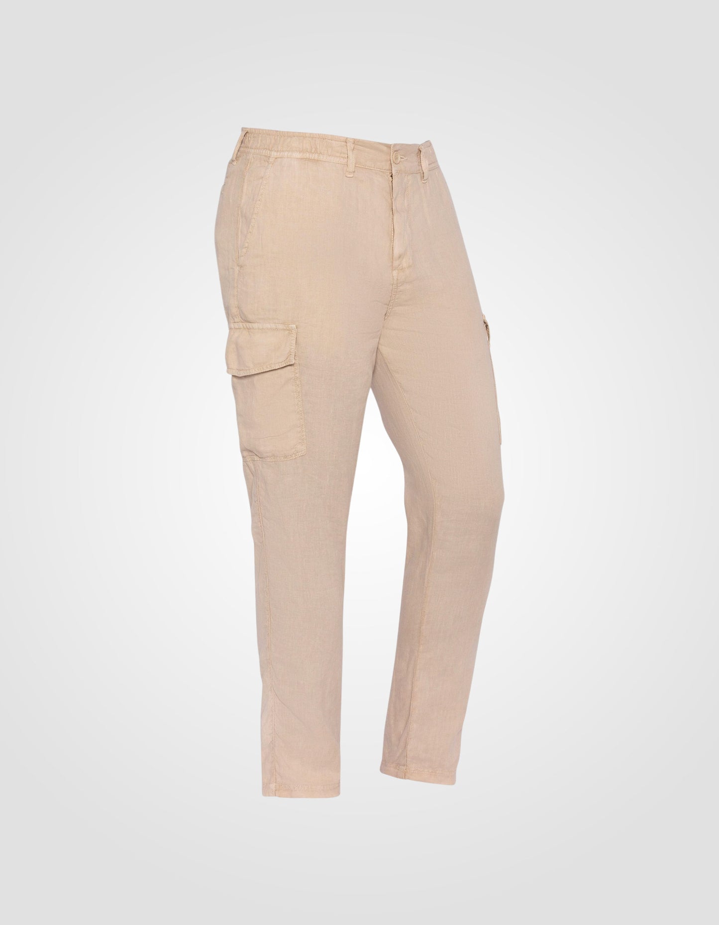 Linen cargo pants