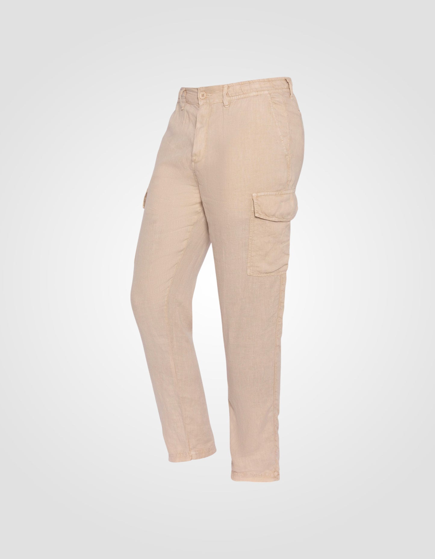 Linen cargo pants