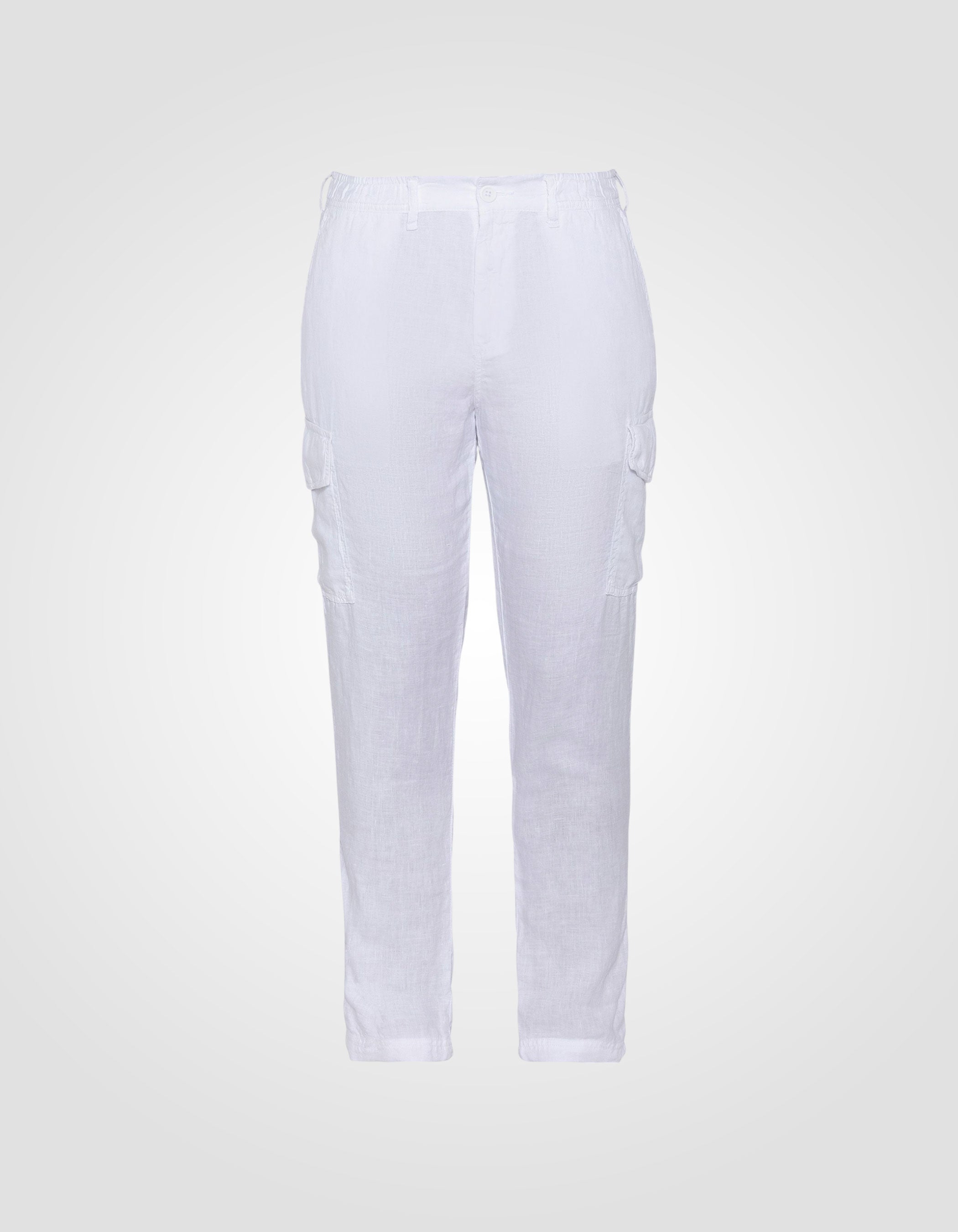 Linen cargo pants-1