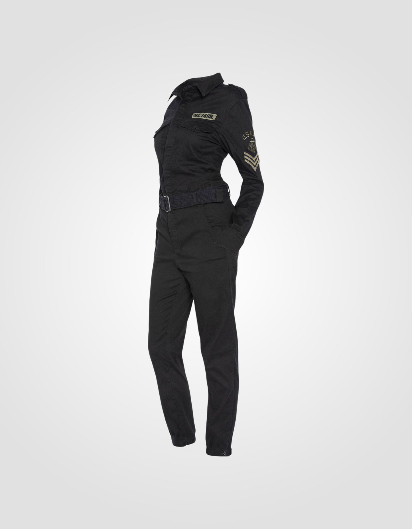 Army slim jumpsuit