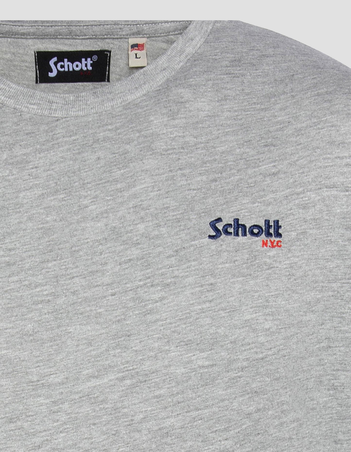 Schott NYC® embroidered T-shirt