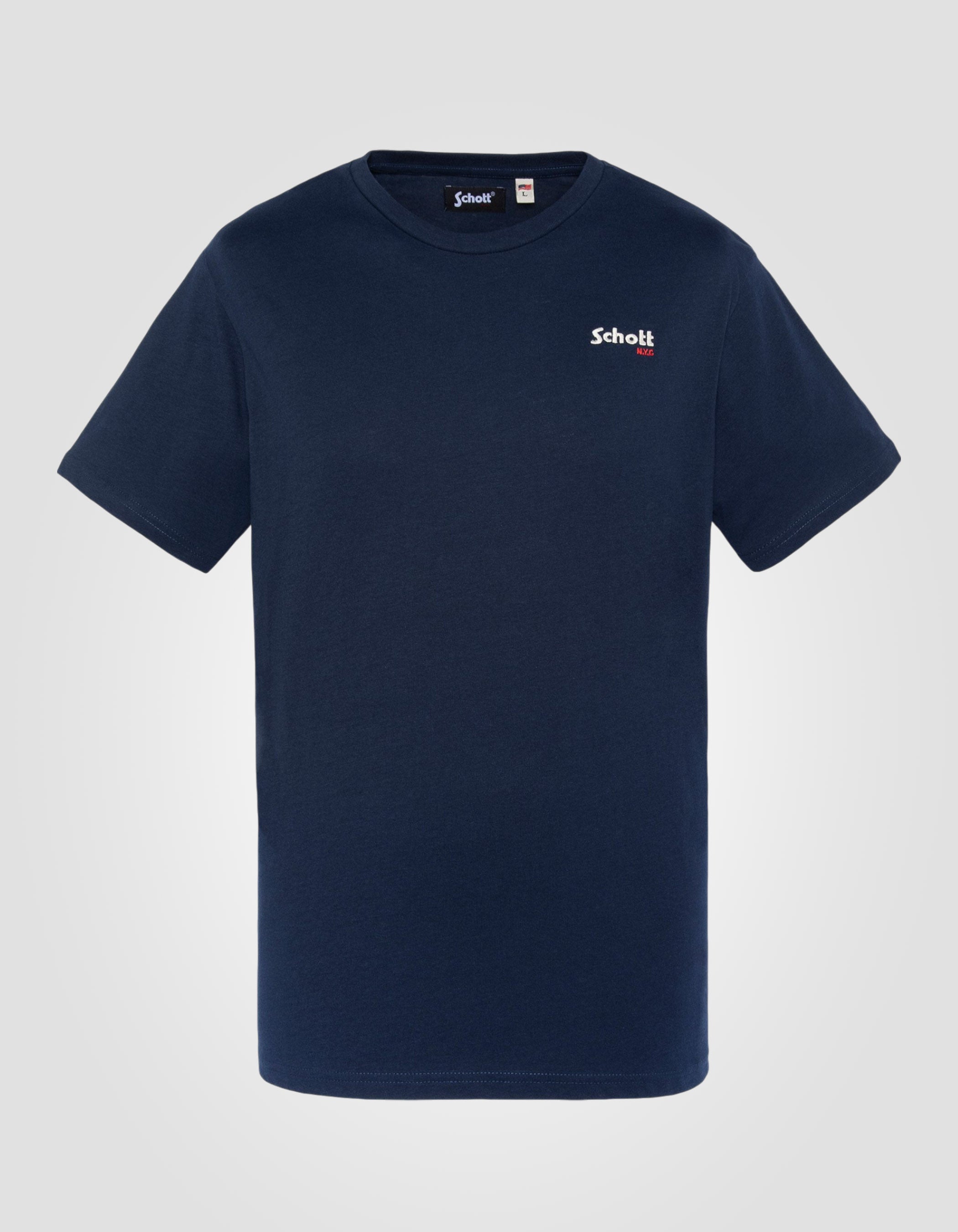 Schott NYC® embroidered T-shirt-1