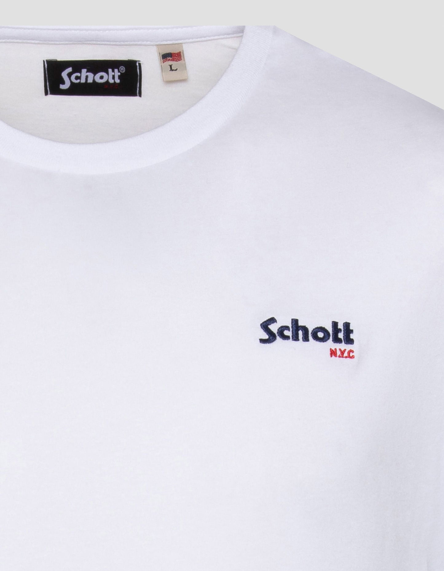 Schott NYC® embroidered T-shirt