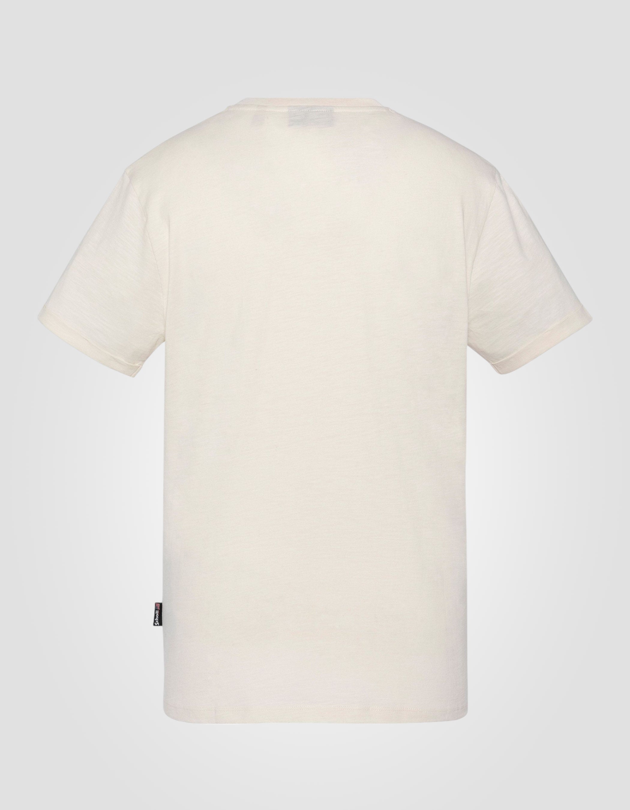 Flamed-effect Vneck T-shirt-6