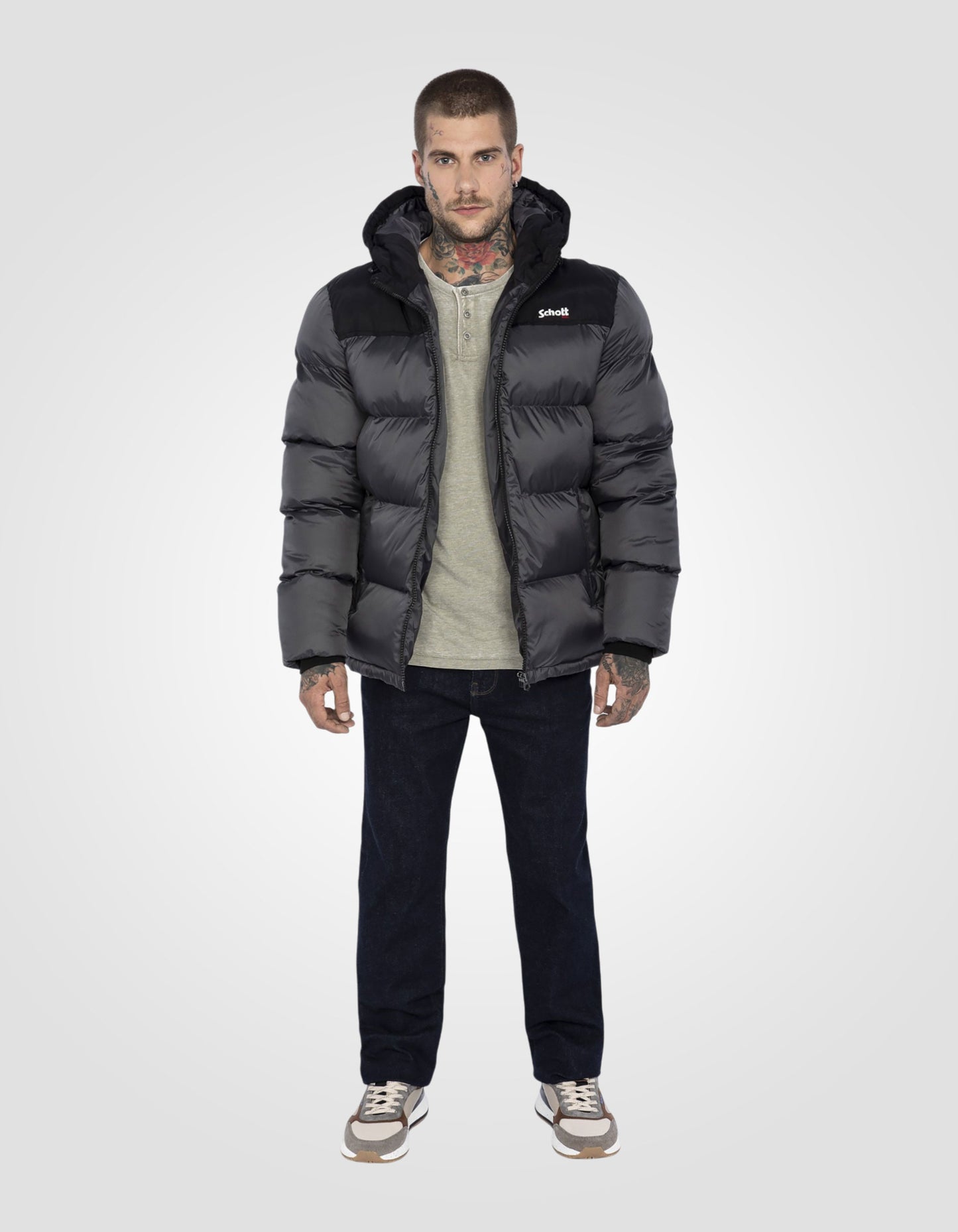 Hooded puffer jacket