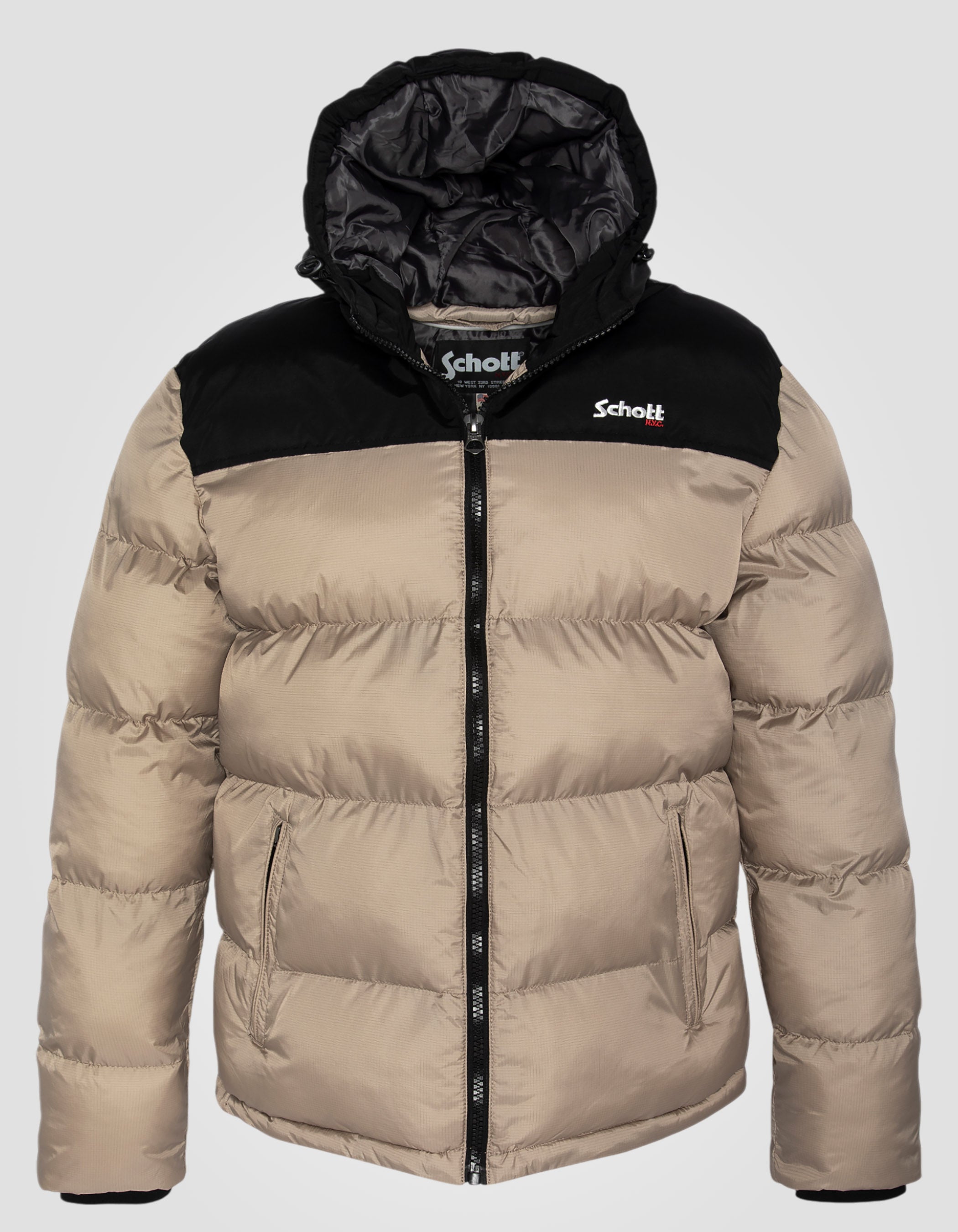 Hooded puffer jacket-1