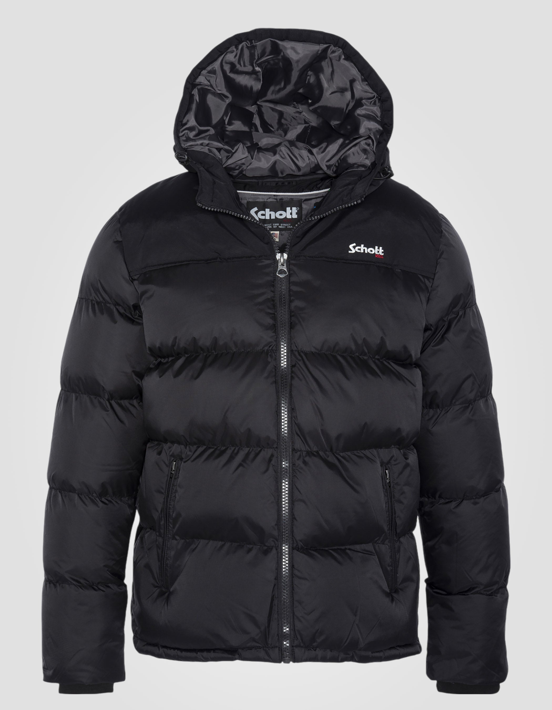 Puffer hooded jacket-1