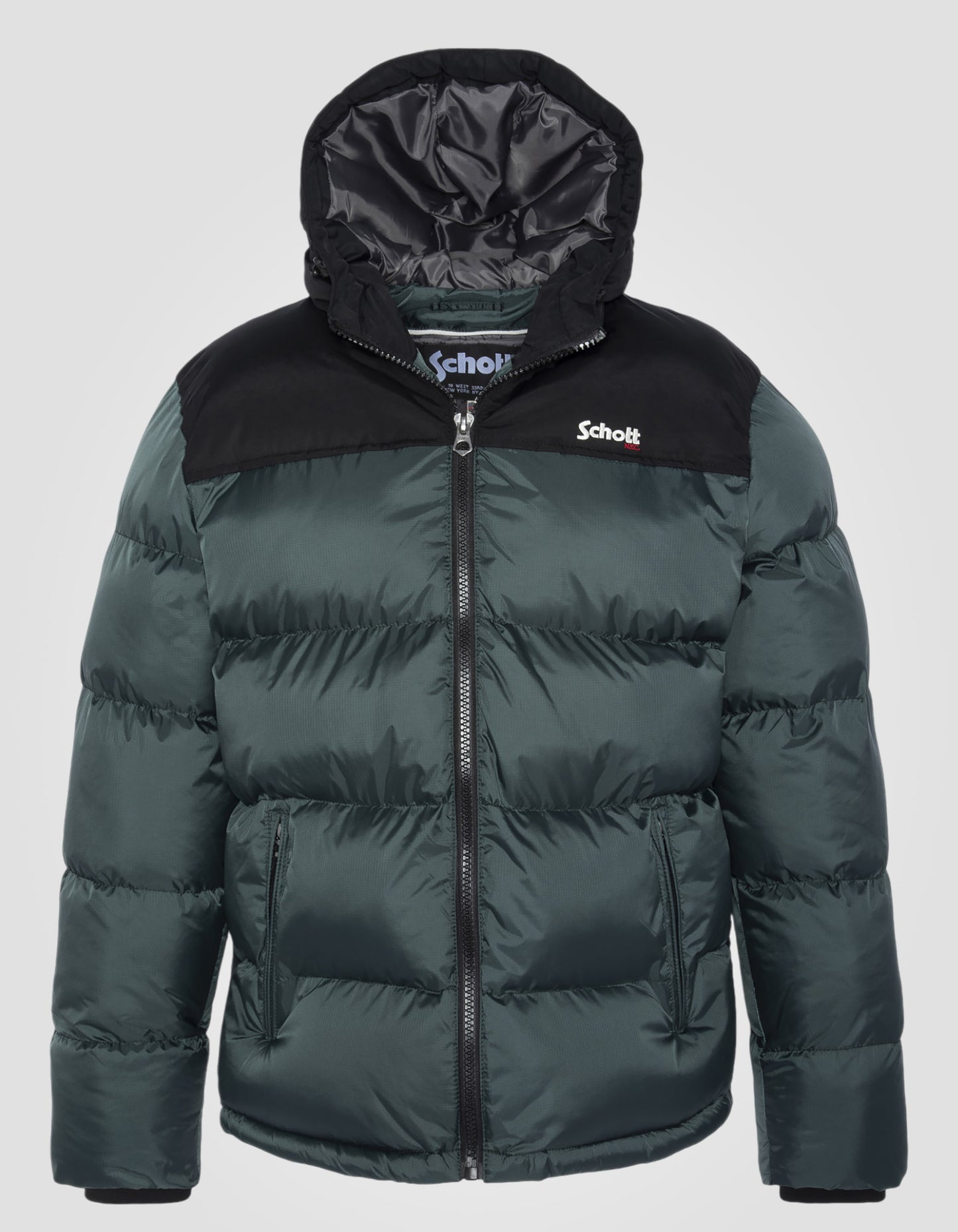 Hooded puffer jacket