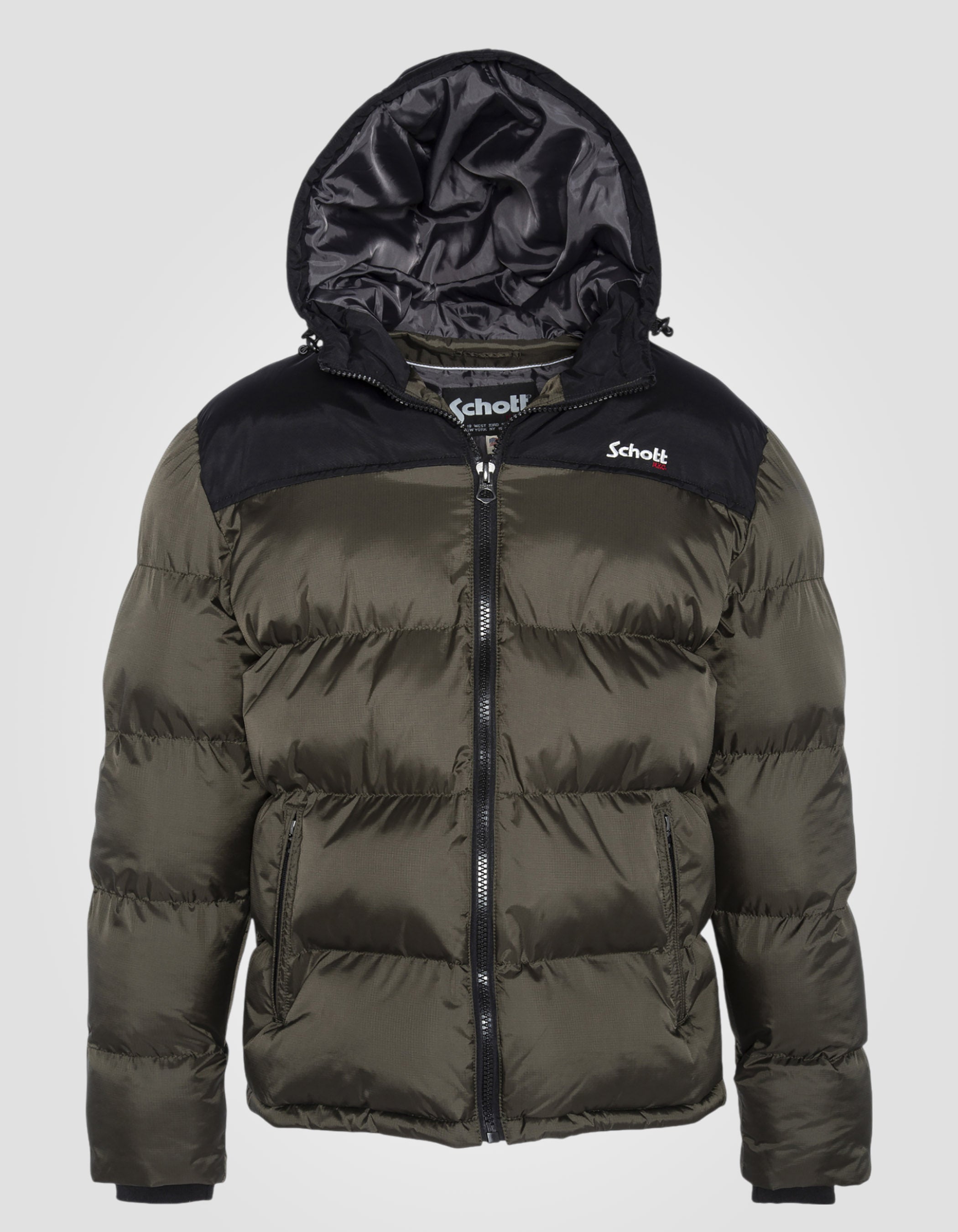 Hooded puffer jacket-1