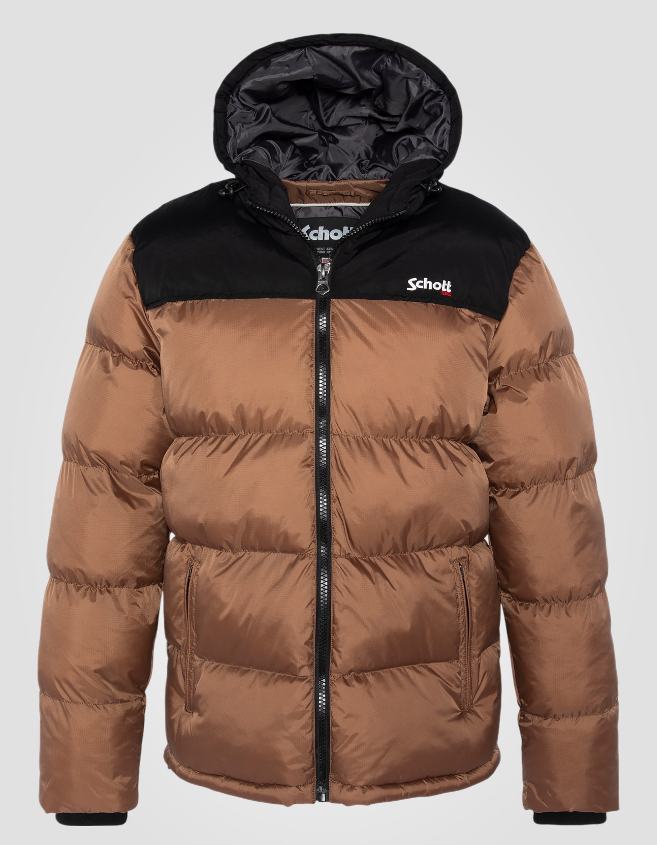 Hooded puffer jacket-1