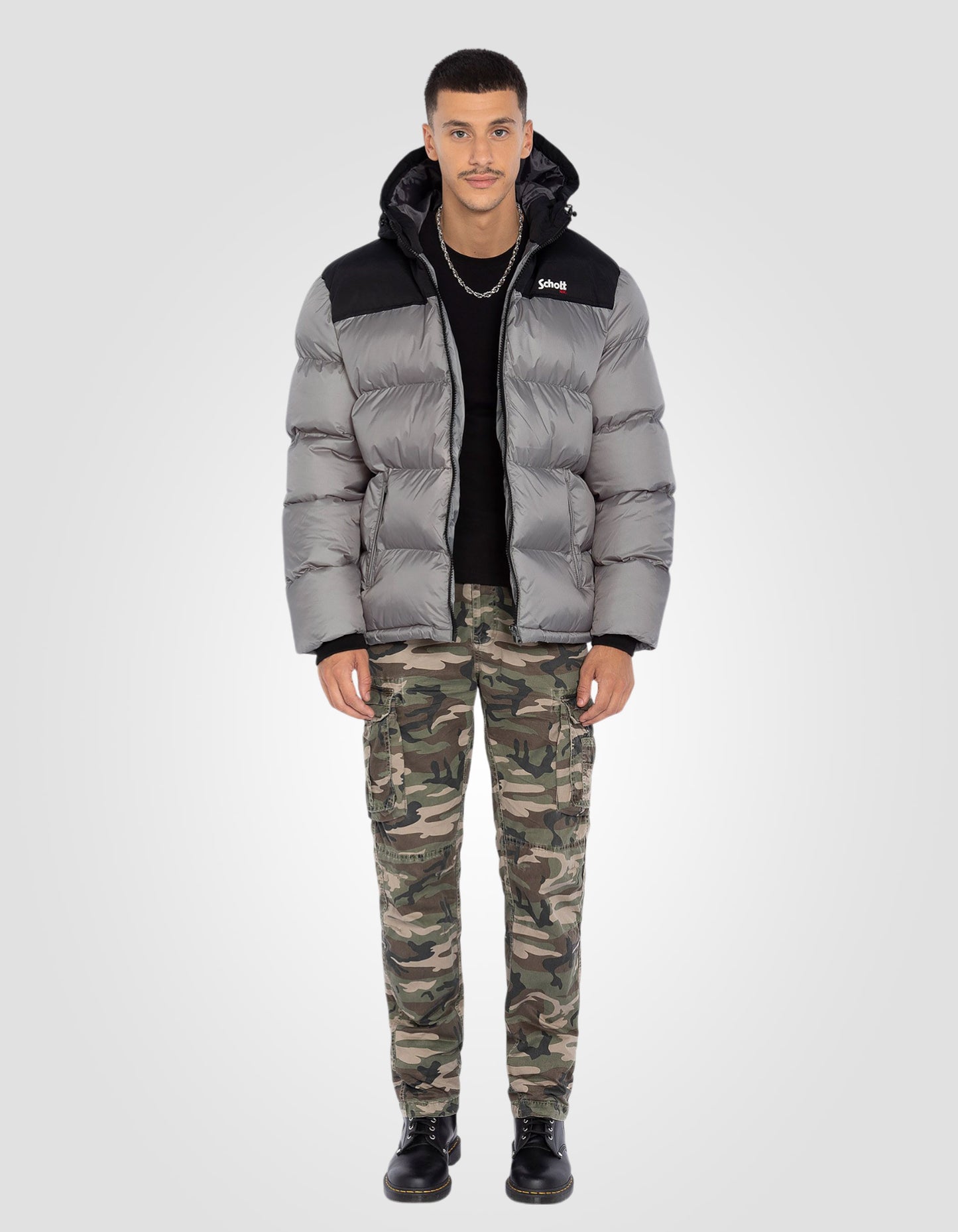 Hooded puffer jacket