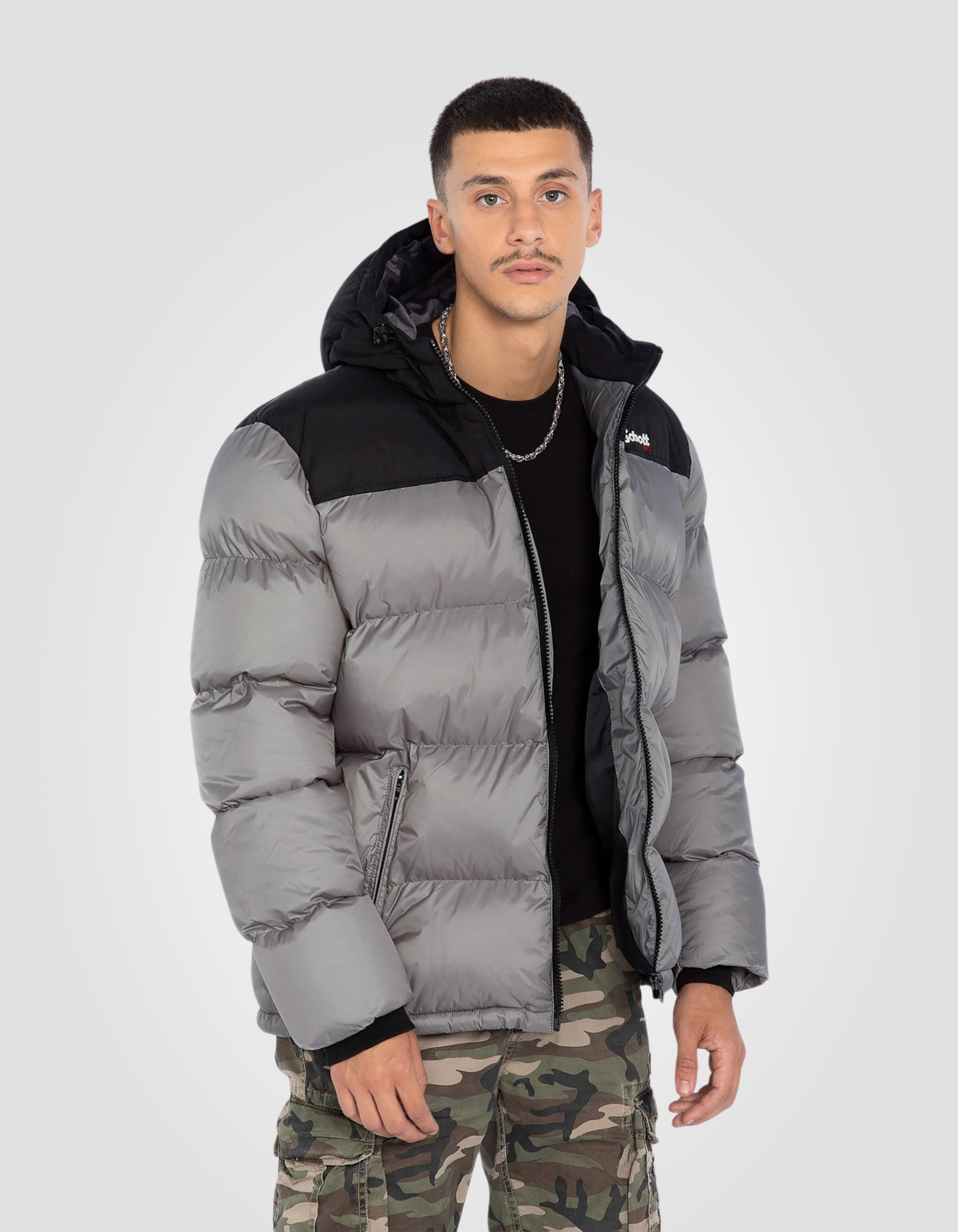 Hooded puffer jacket