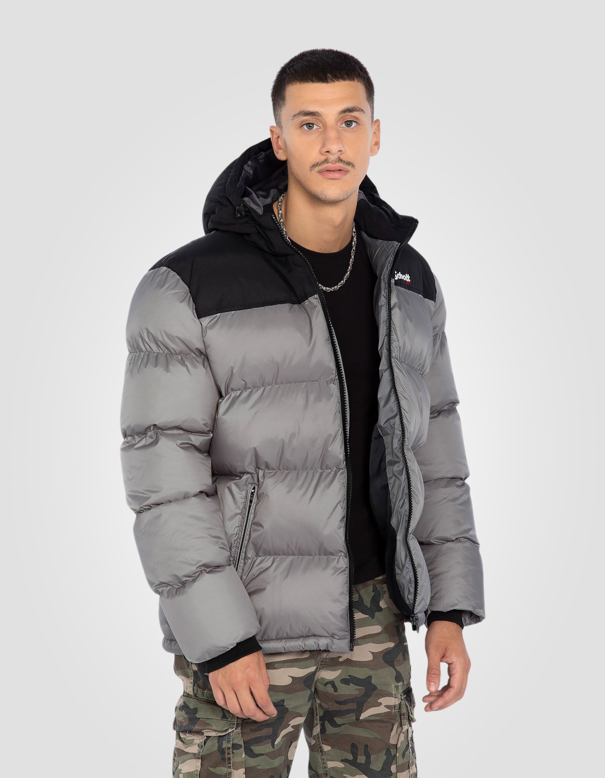 Hooded puffer jacket-4