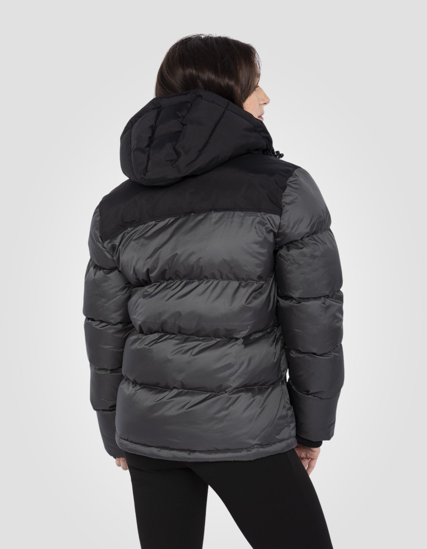 Puffer hooded jacket