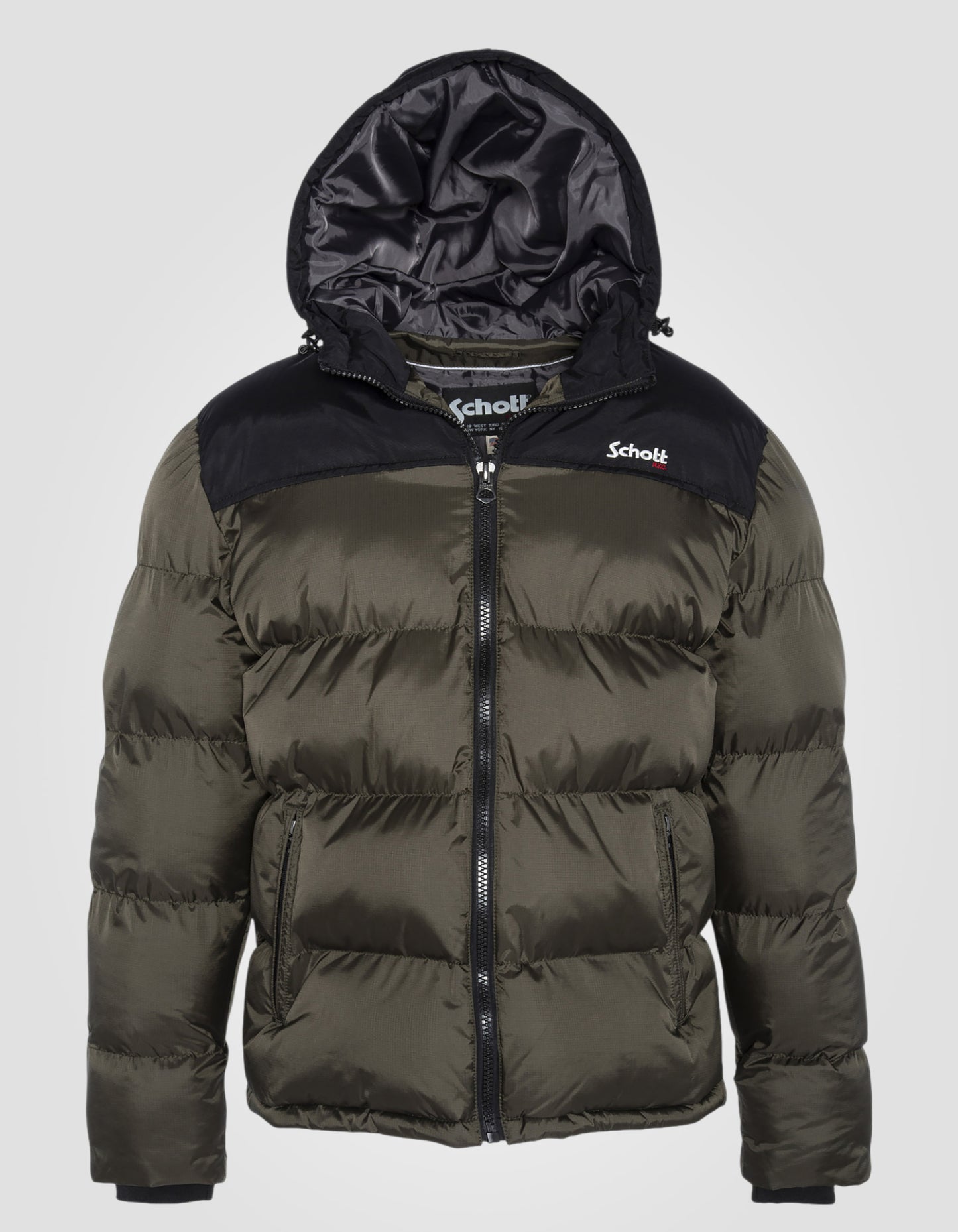 Puffer hooded jacket