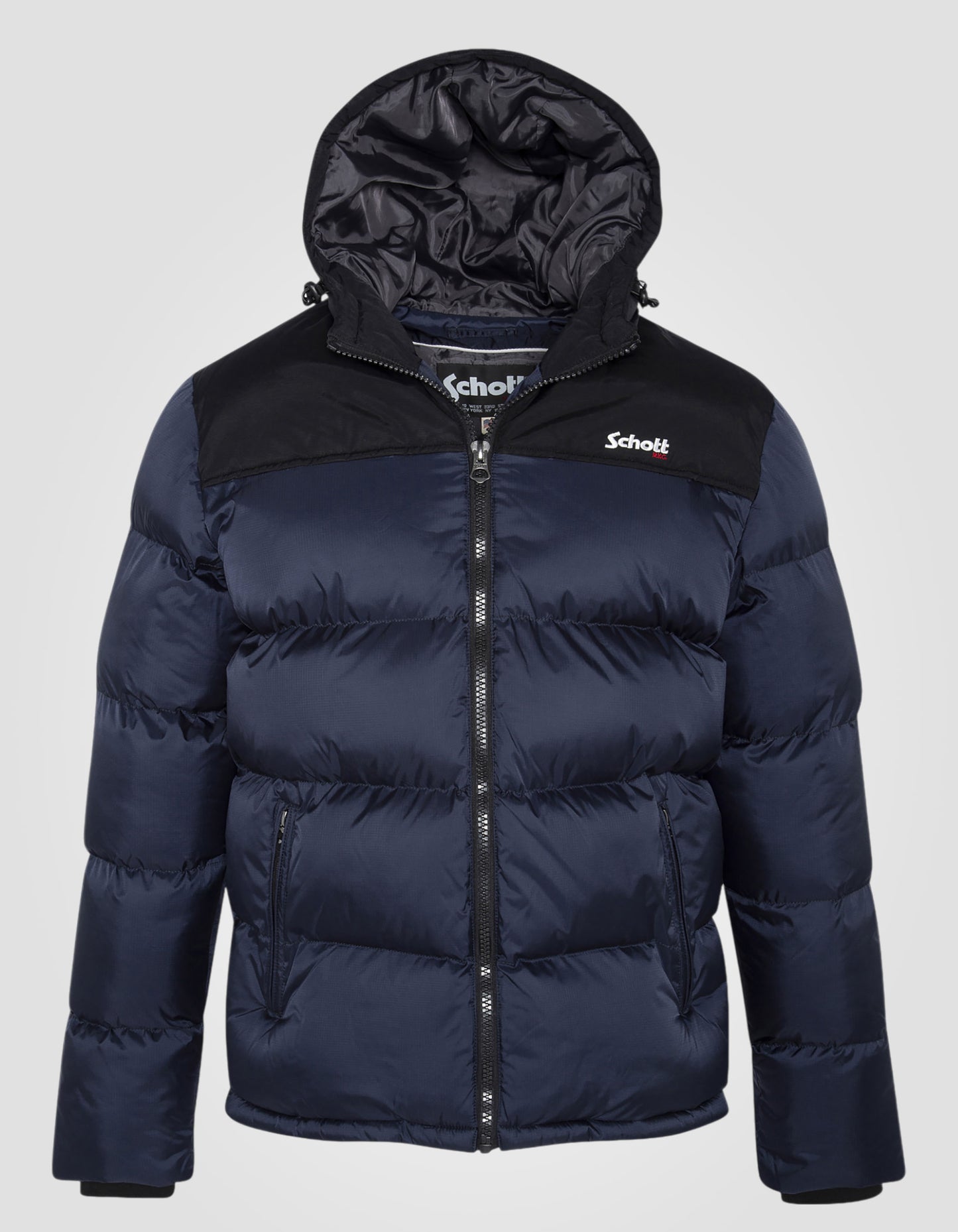 Puffer hooded jacket