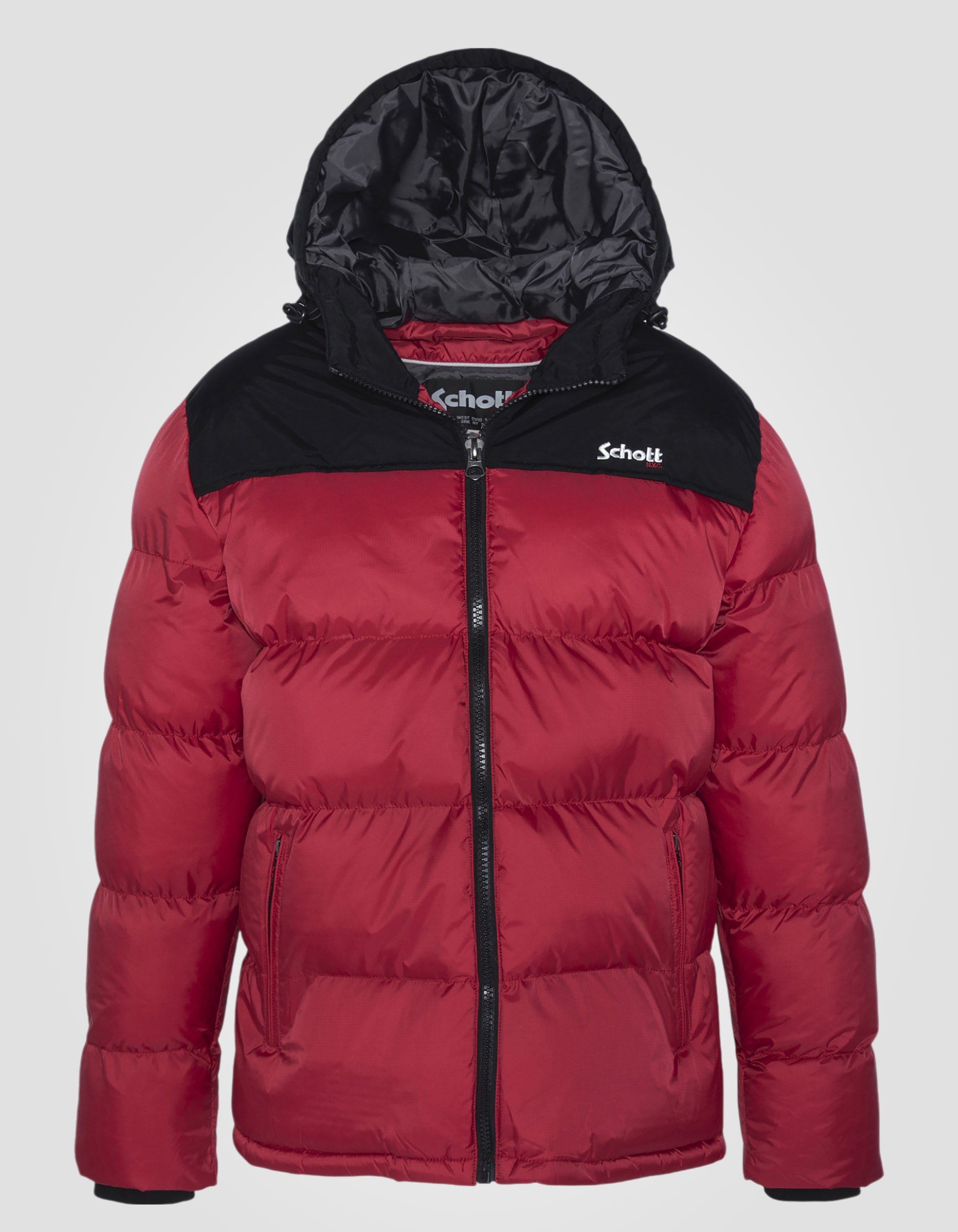 Unisex-Daunenjacke mit fester Kapuze -2