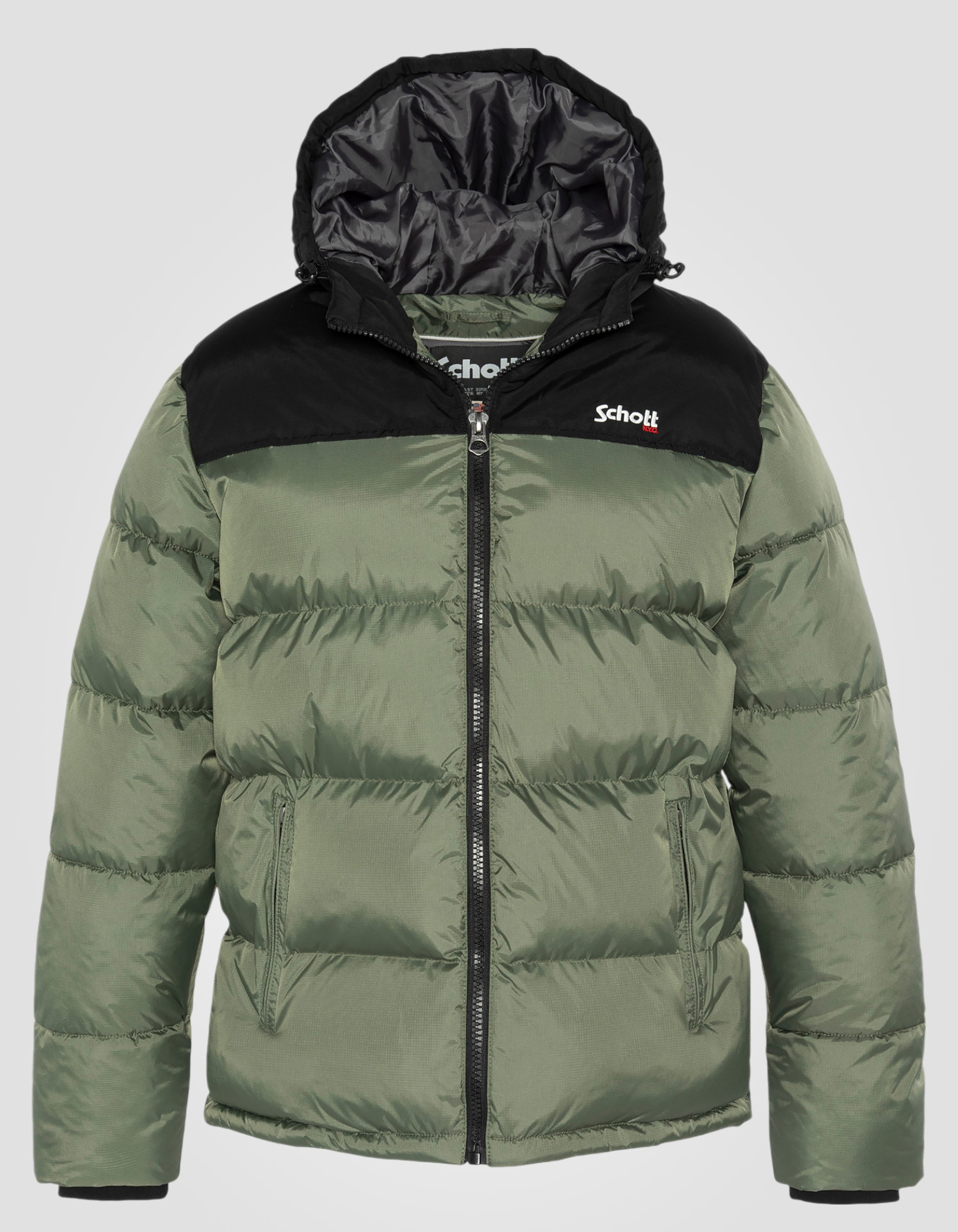 Puffer hooded jacket-1