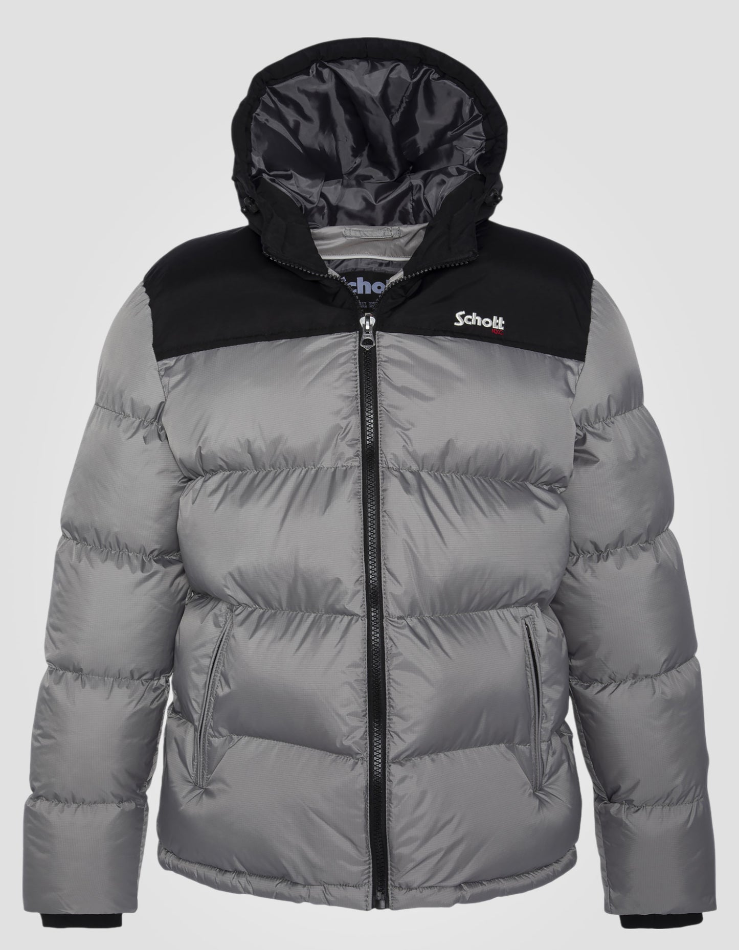 Puffer hooded jacket