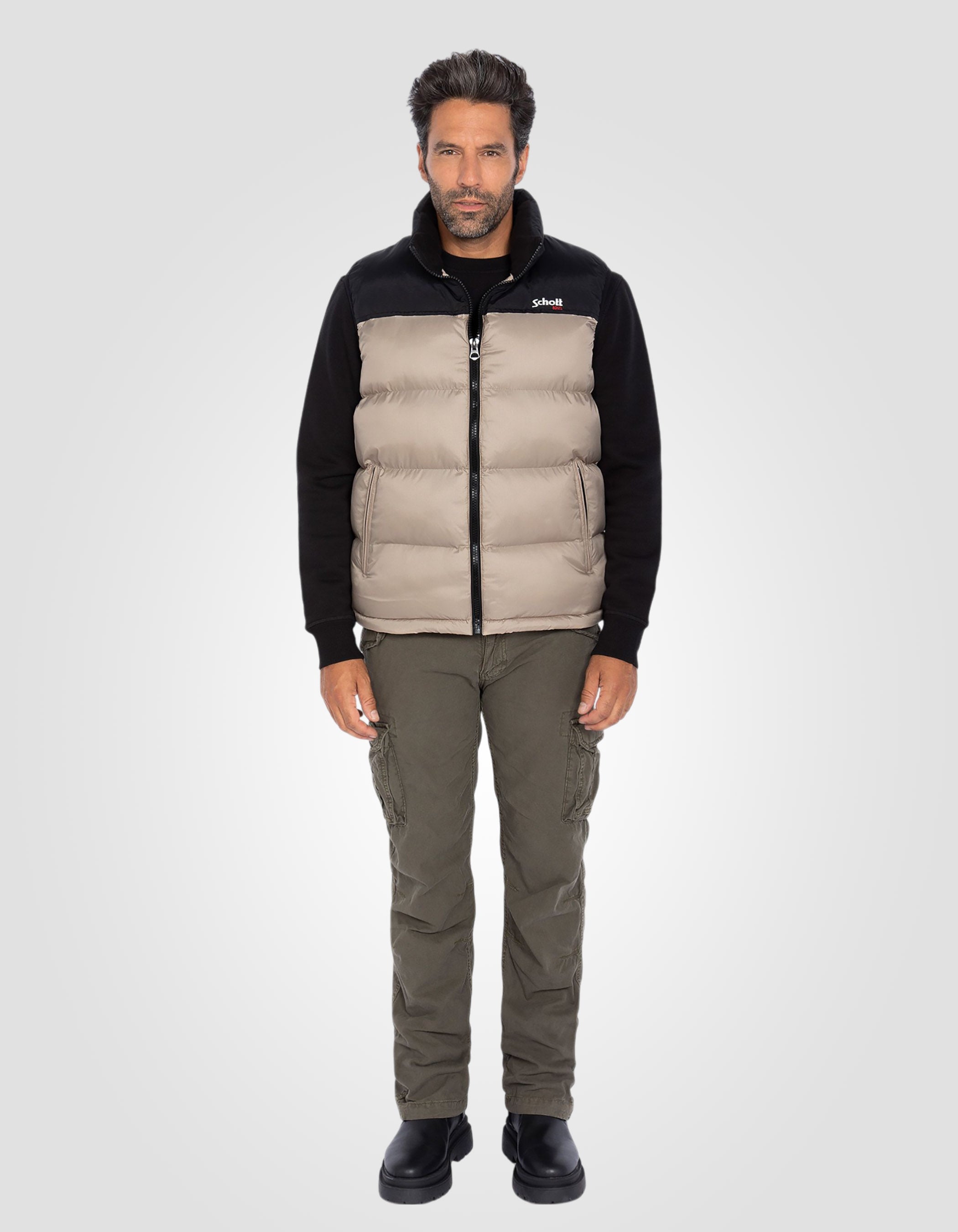 Sleeveless puffer jacket-1