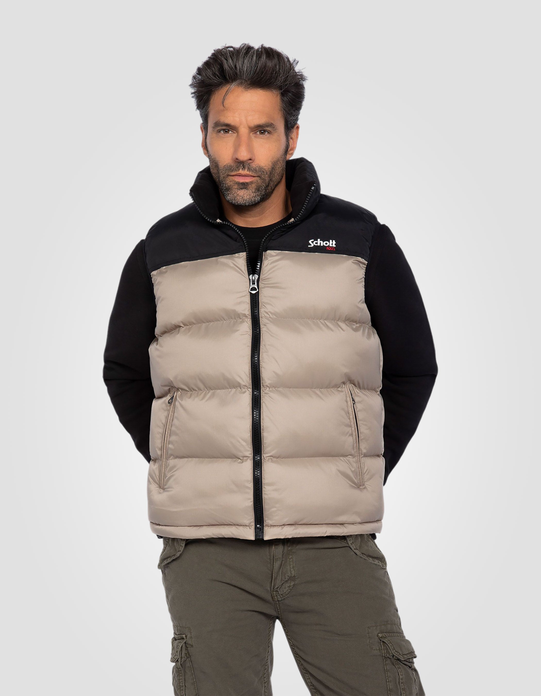 Sleeveless puffer jacket-4