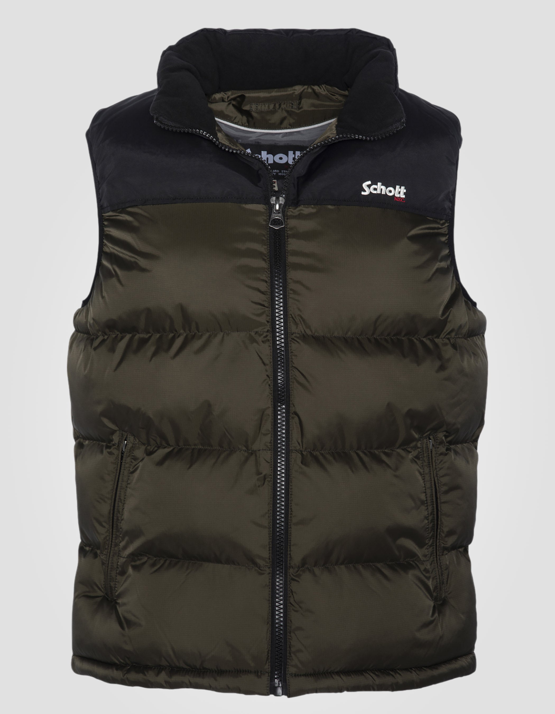 Sleeveless puffer jacket, Plus size-1