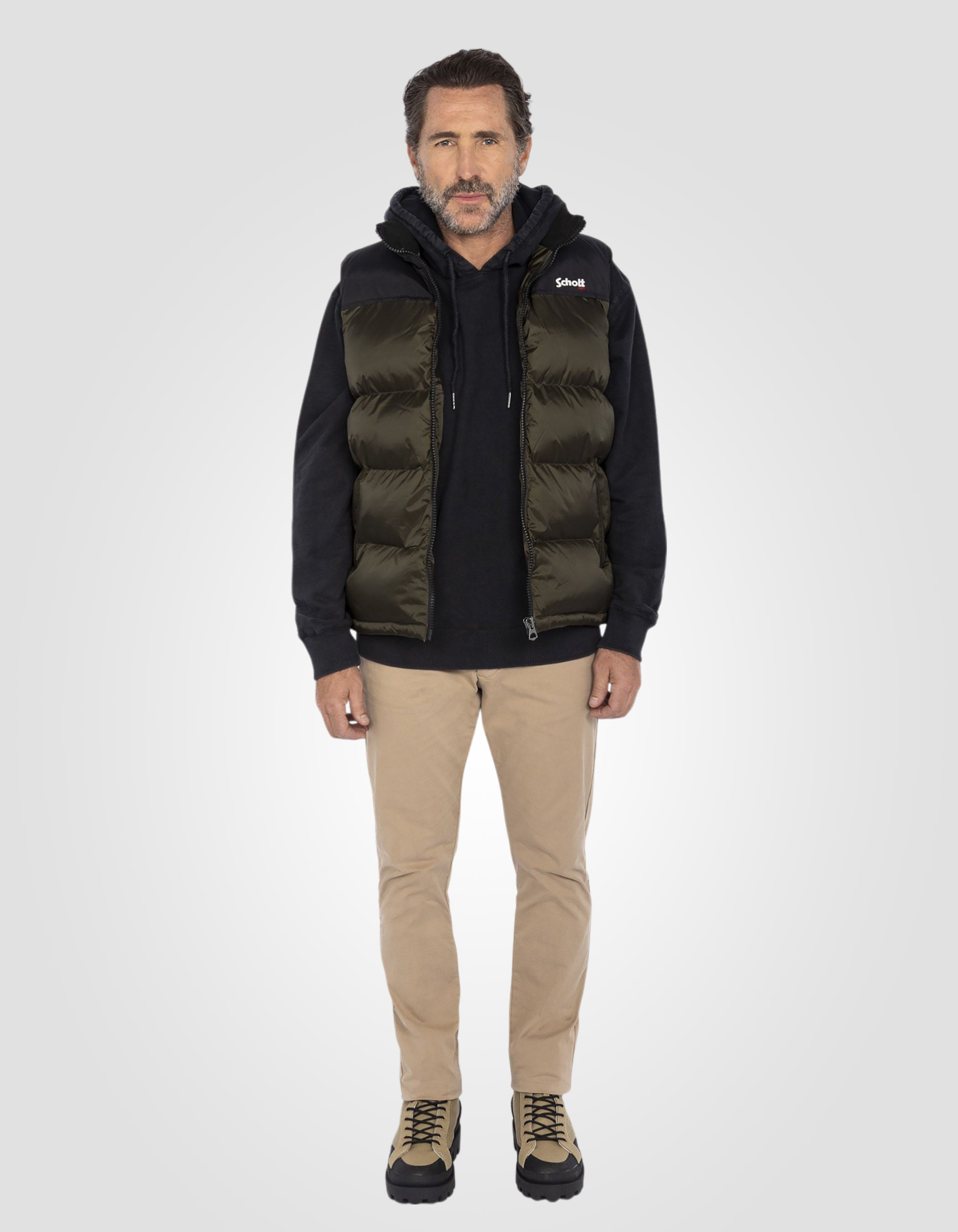 Sleeveless puffer jacket-1