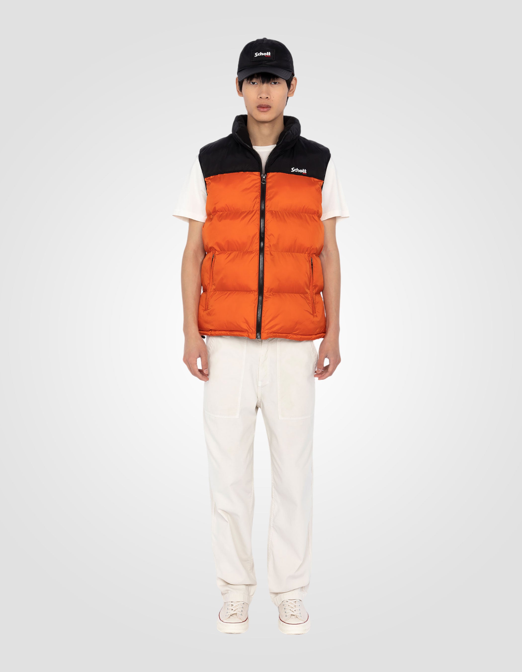 Sleeveless puffer jacket-1