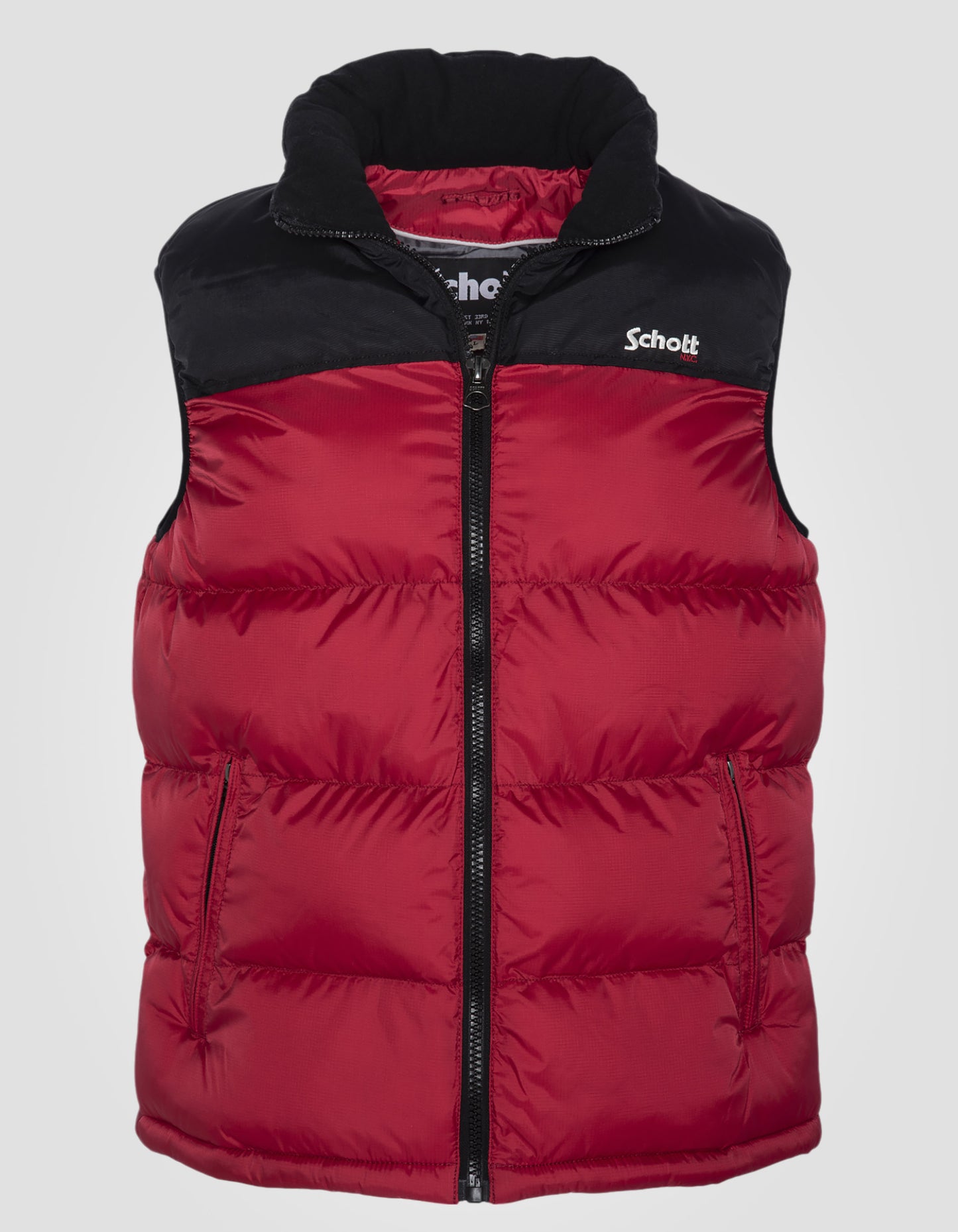 Sleeveless puffer jacket