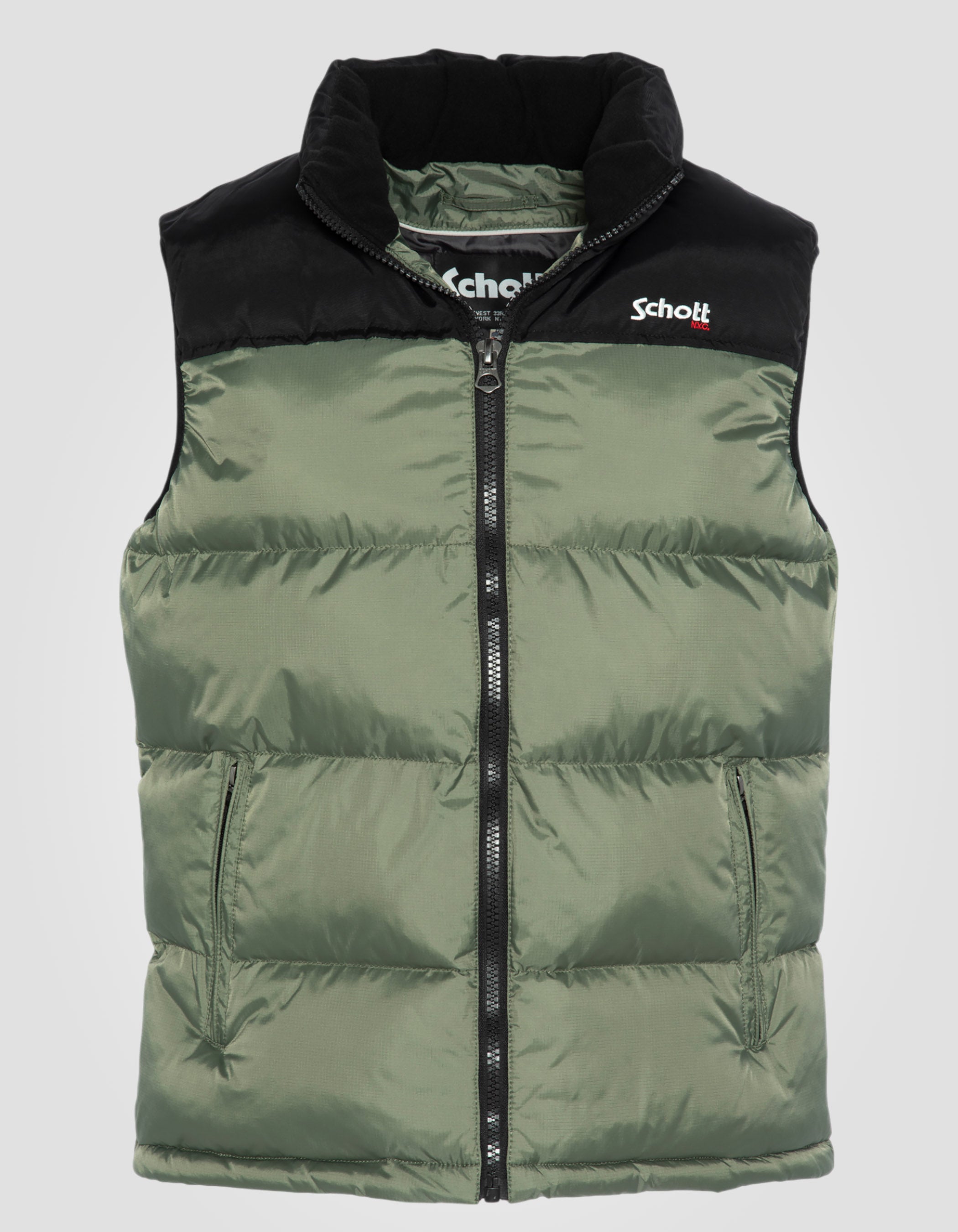 Sleeveless puffer jacket-1