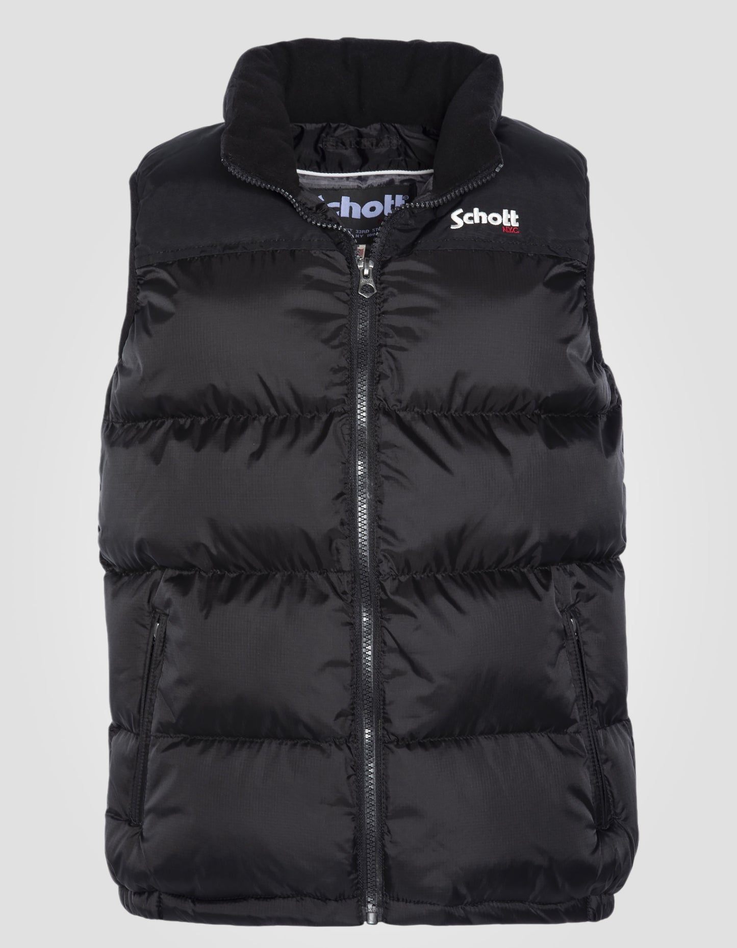 Sleeveless puffer jacket