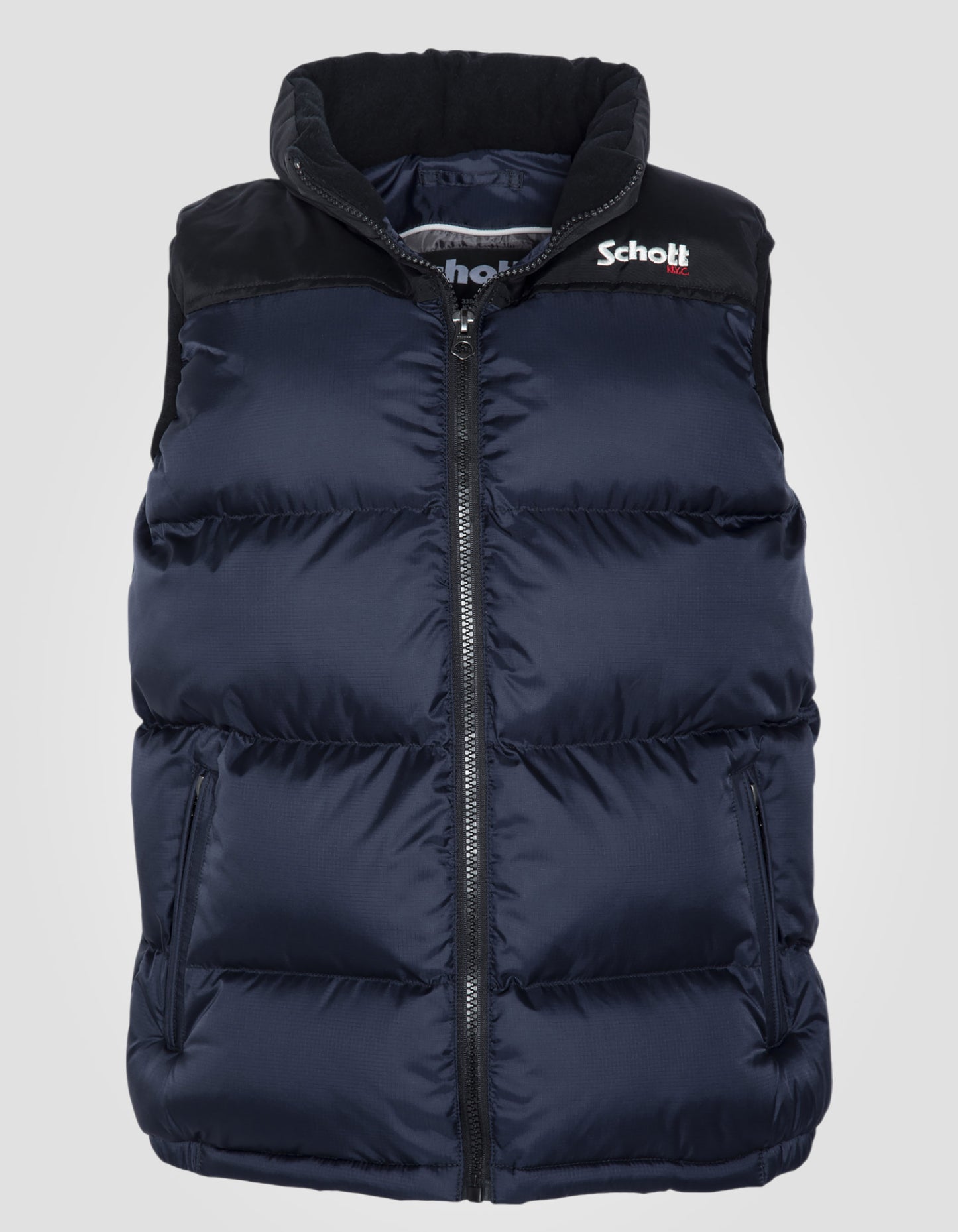 Sleeveless puffer jacket