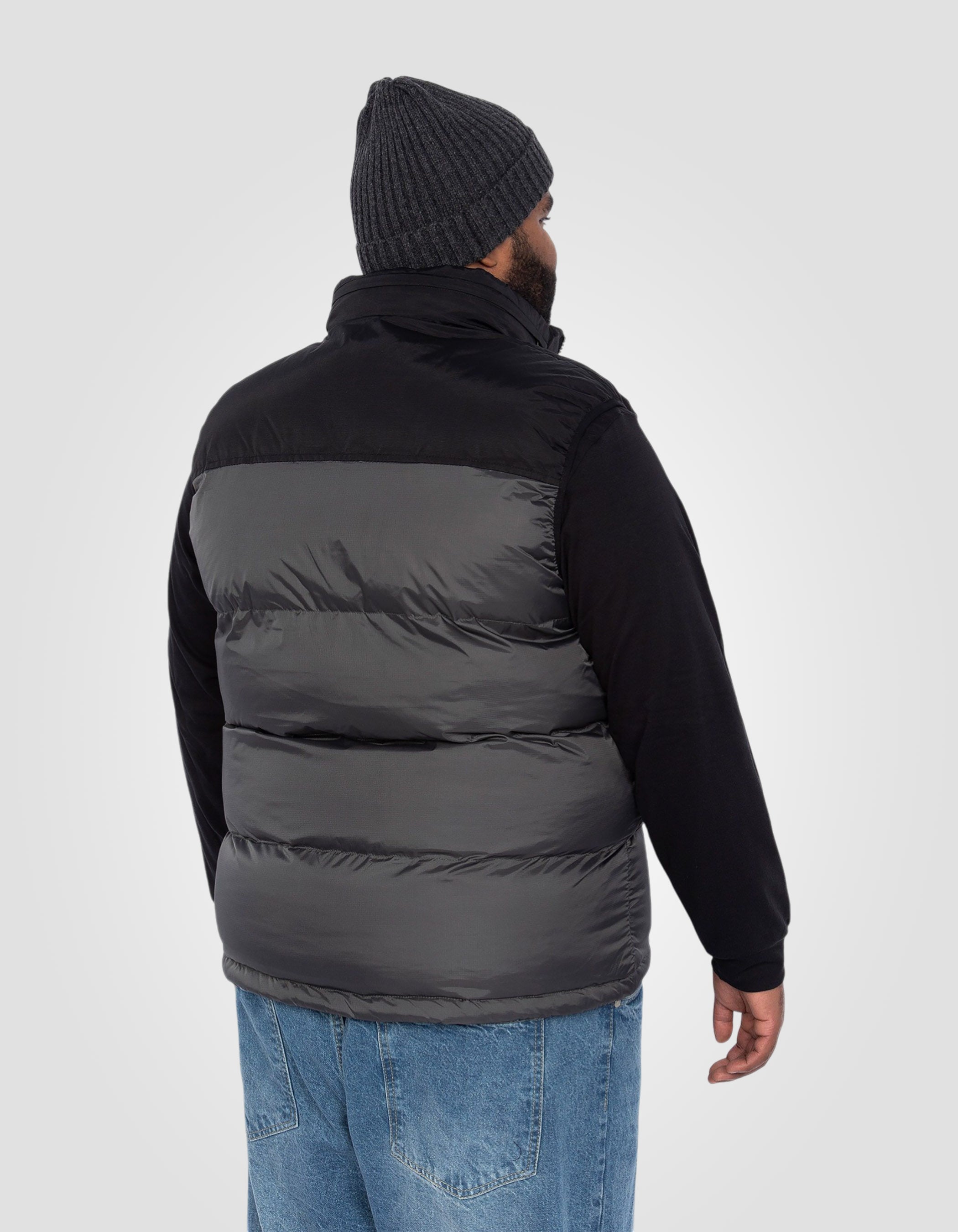 Sleeveless puffer jacket, Plus size-6