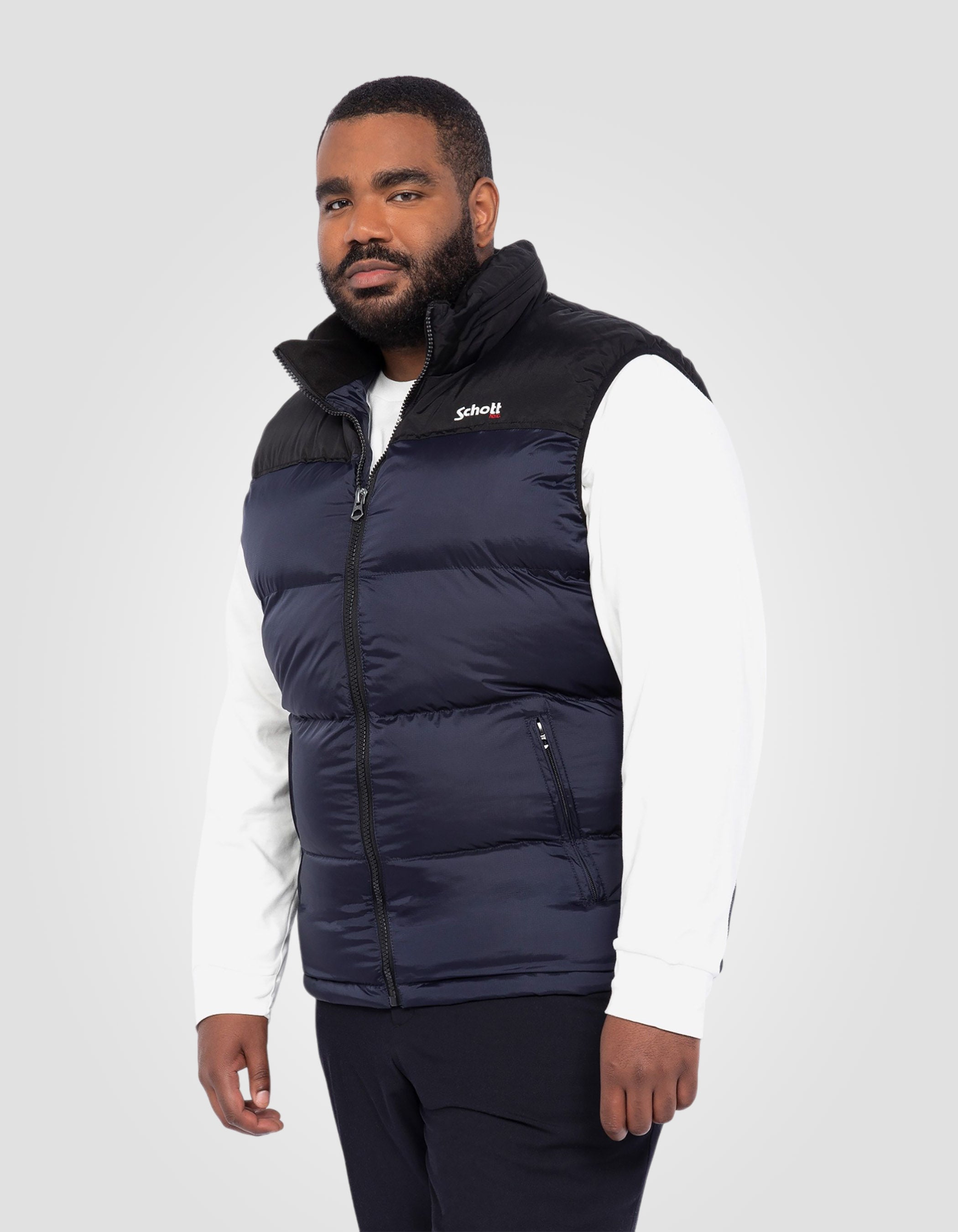 Sleeveless puffer jacket, Plus size-3