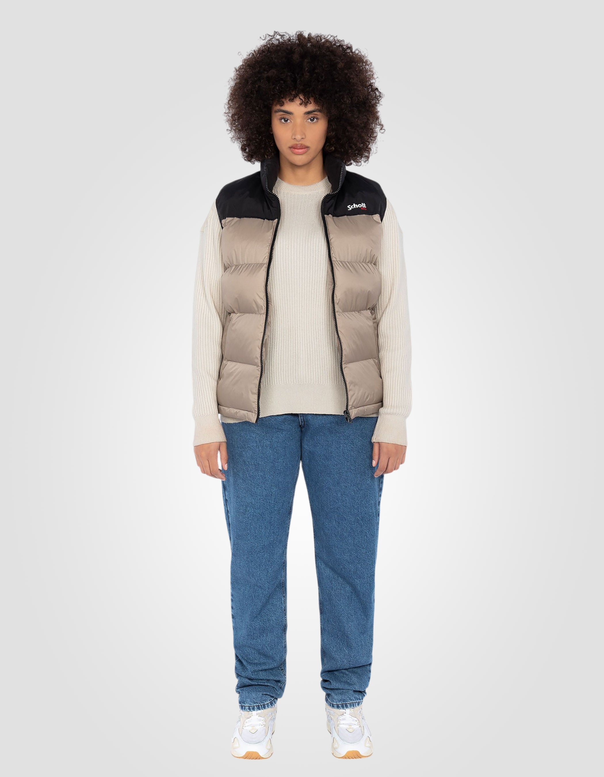 Sleeveless Puffer jacket-1