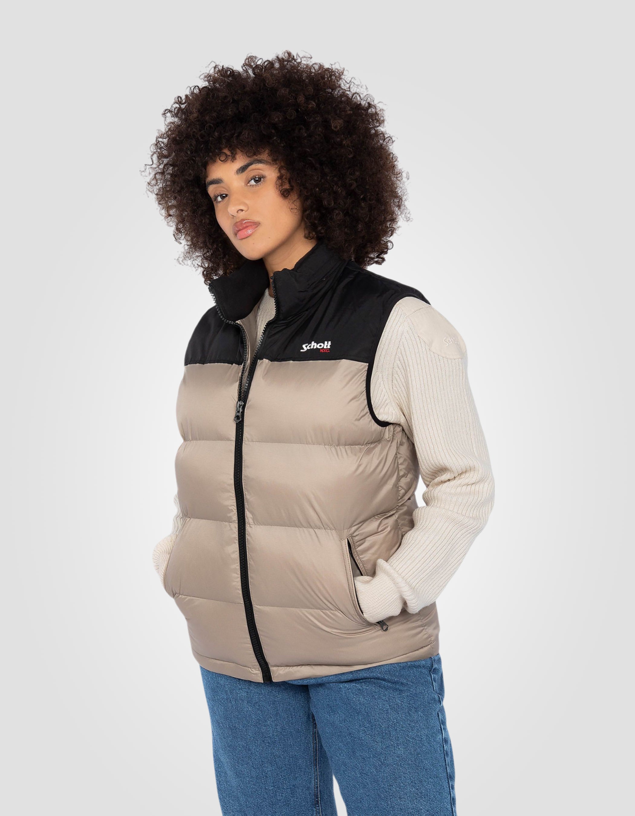 Sleeveless Puffer jacket-4