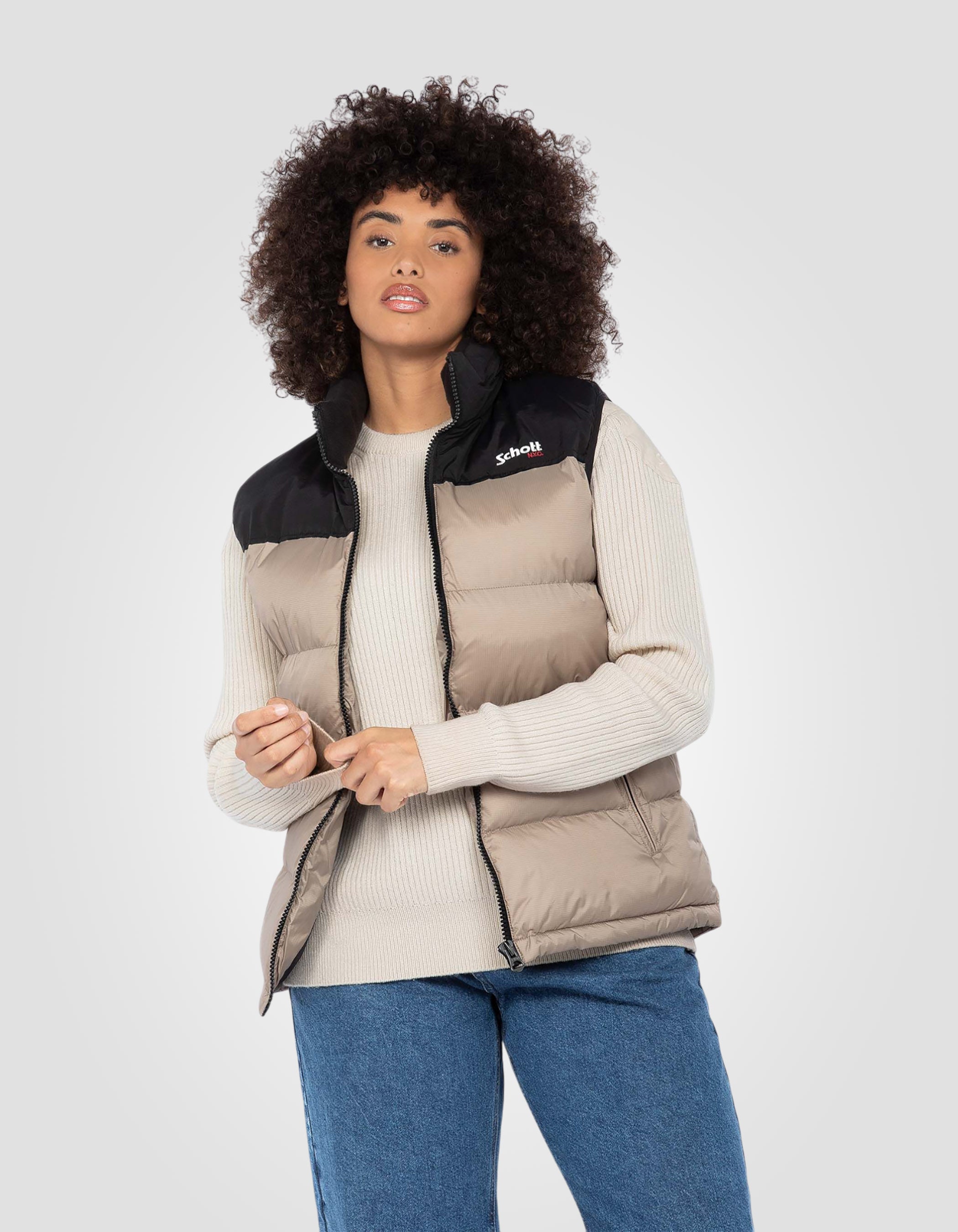 Sleeveless Puffer jacket-3