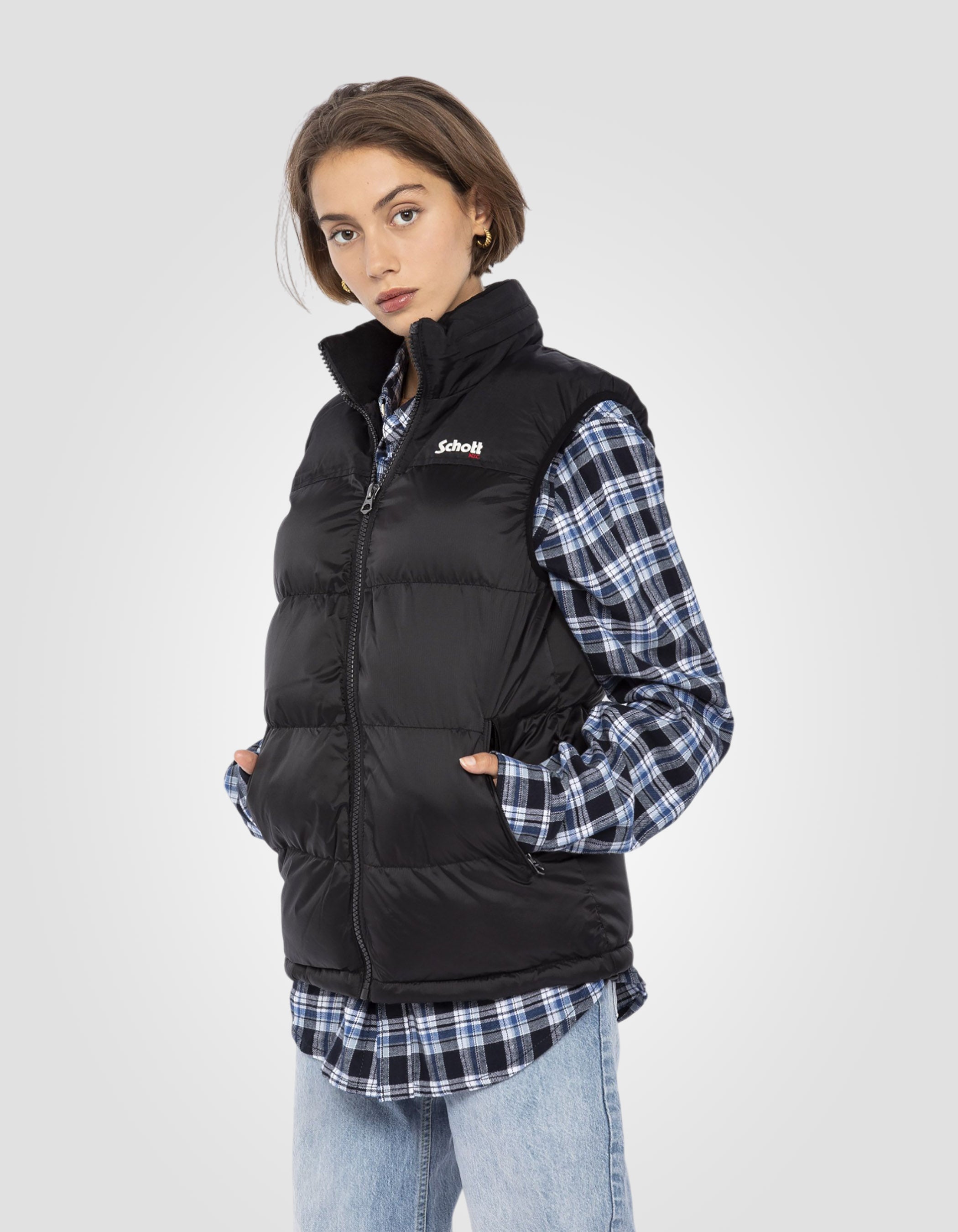 Sleeveless Puffer jacket-4