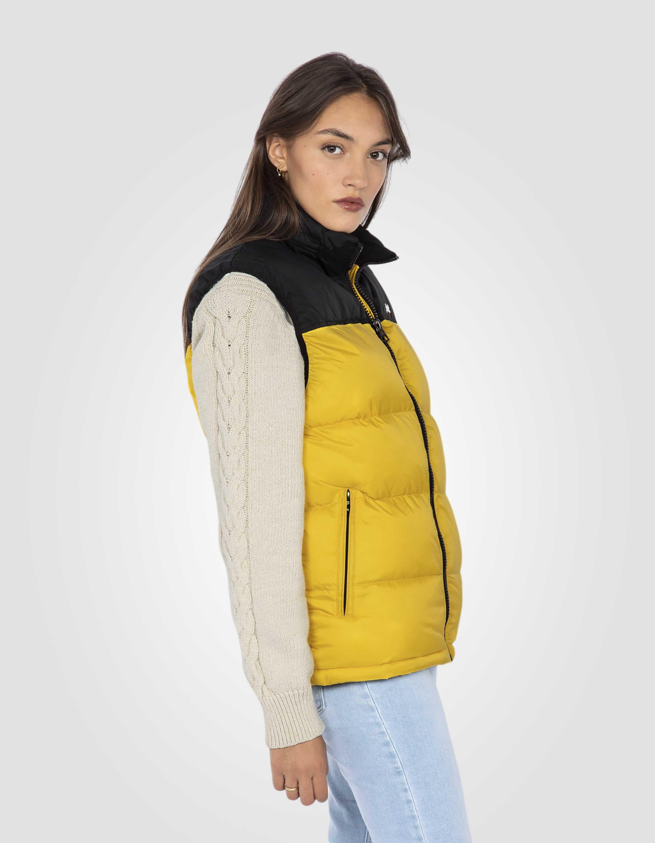 Sleeveless Puffer jacket-5